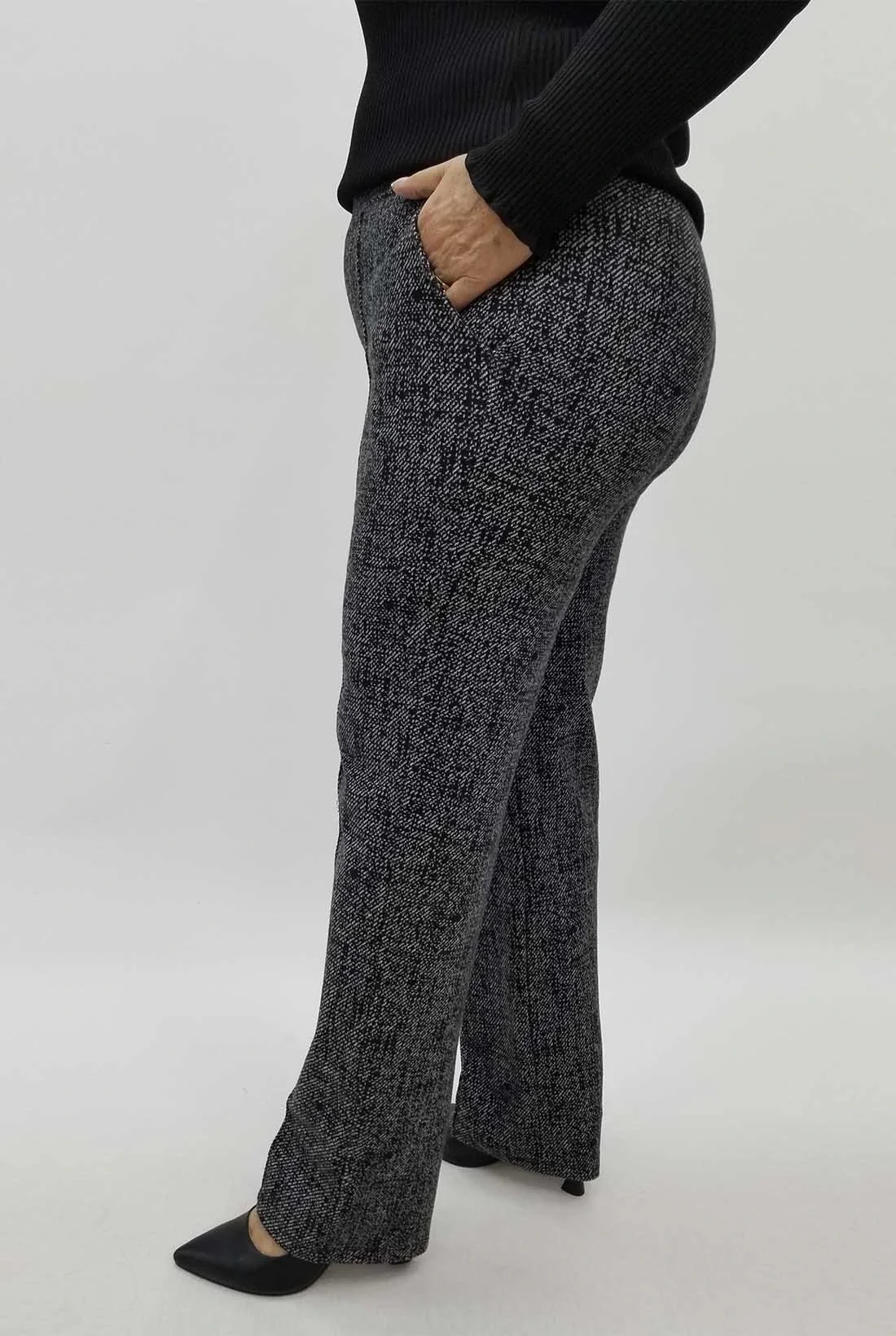 Miraggio Büyük Beden Pantolon 4202 SİYAH