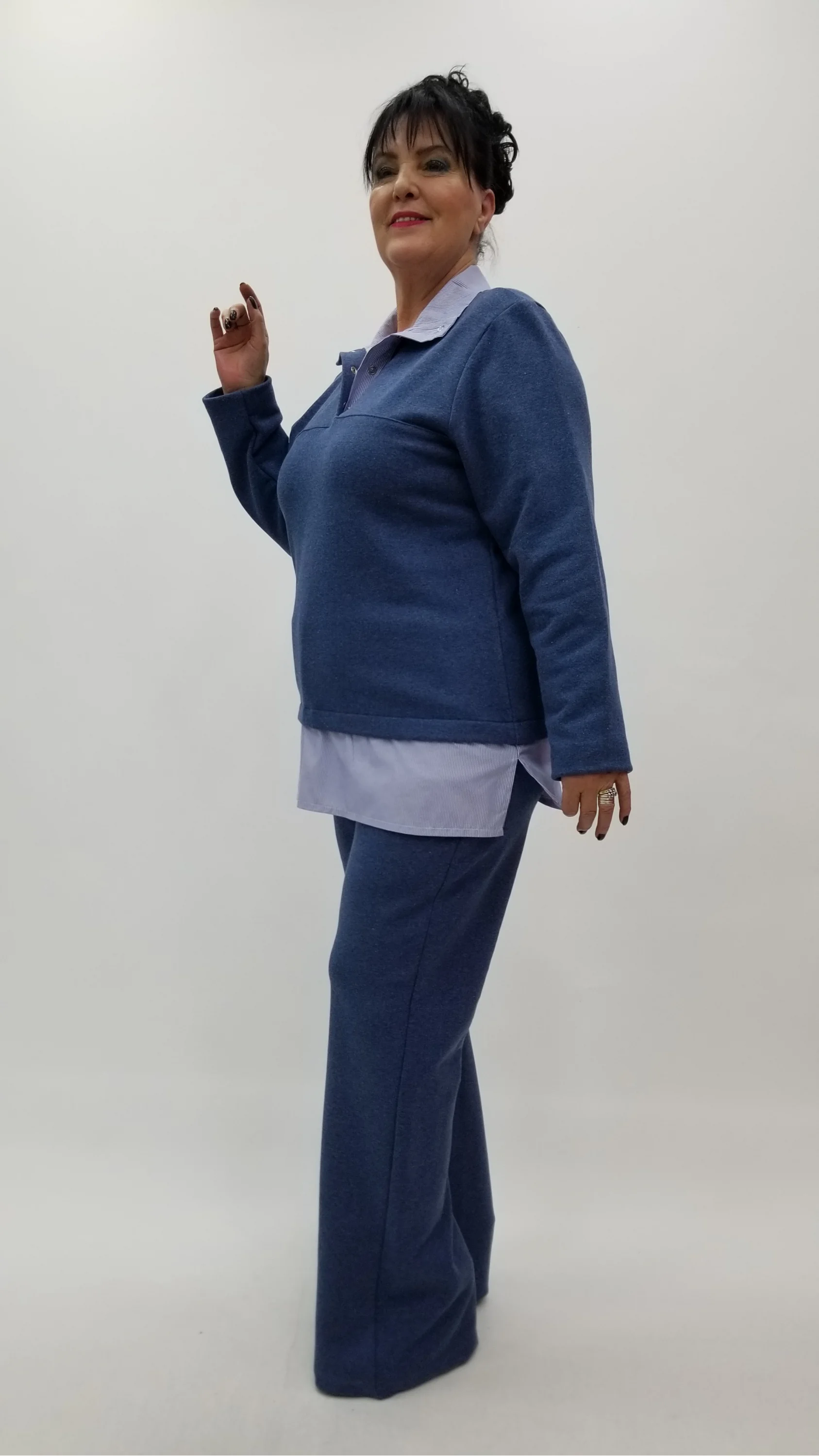 Miraggio Büyük Beden Pantolon 4287 MAVİ