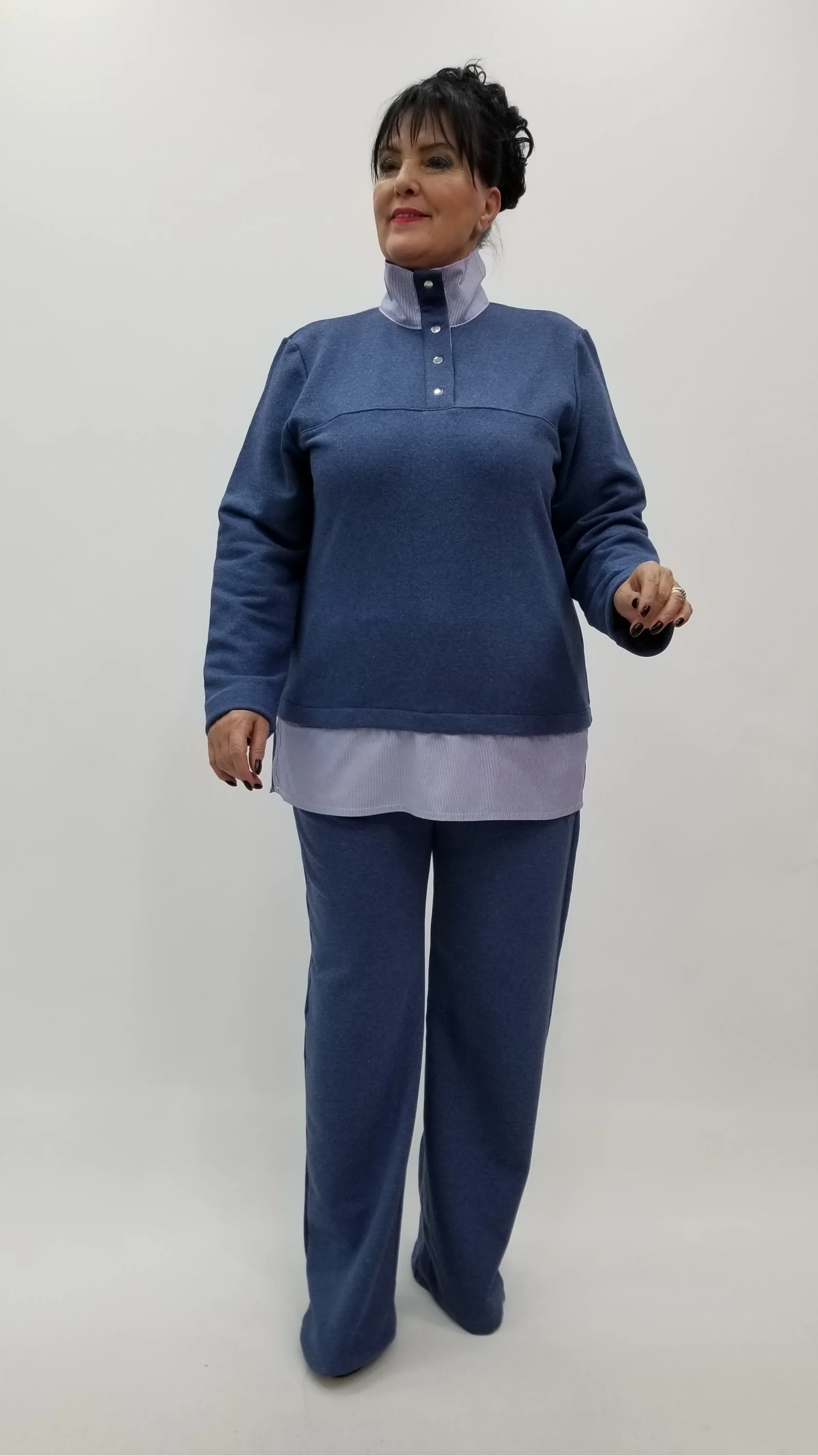 Miraggio Büyük Beden Pantolon 4287 MAVİ