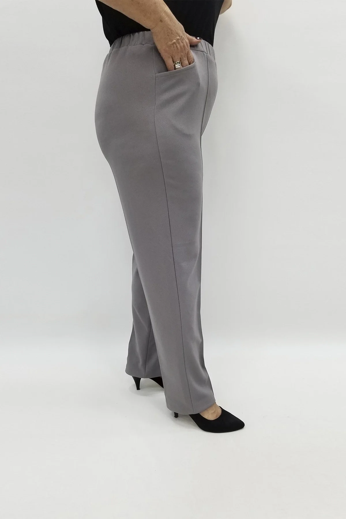 Miraggio Büyük Beden Pantolon 93671 GRİ