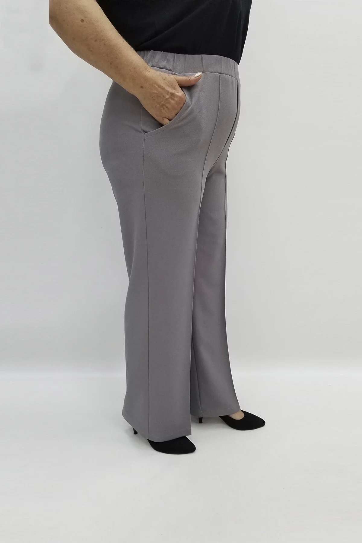 Miraggio Büyük Beden Pantolon 94996 GRİ