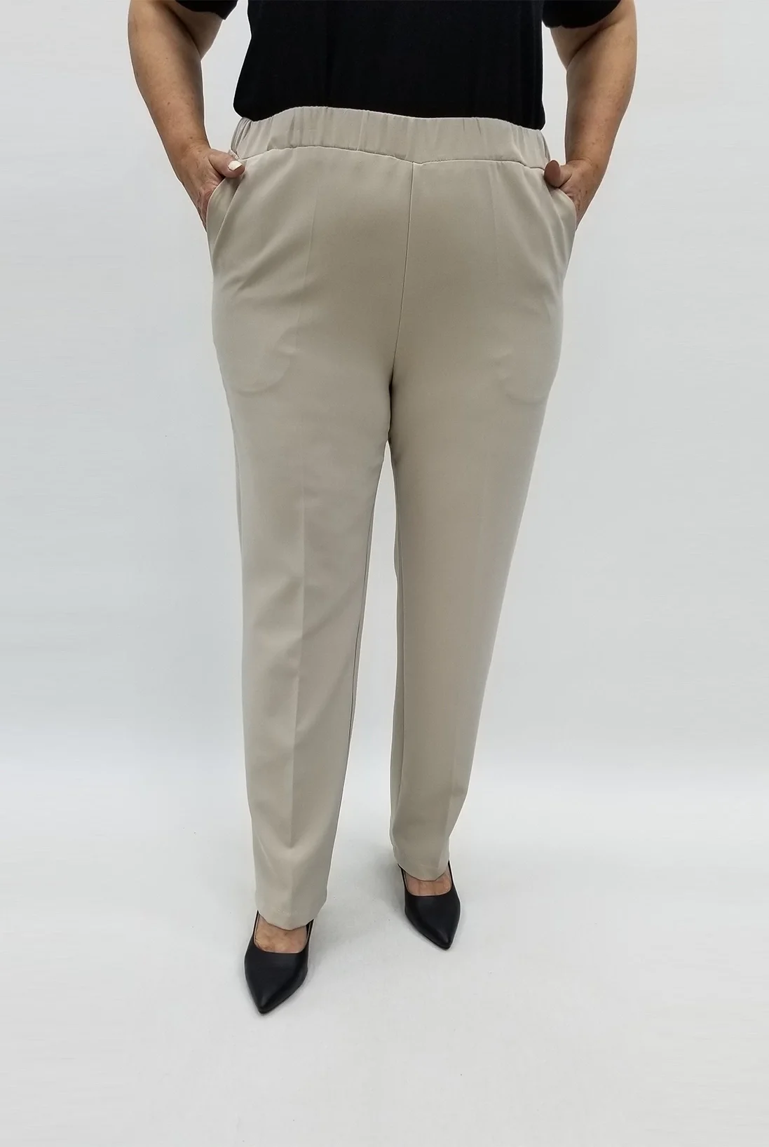 Miraggio Büyük Beden Pantolon 94997 TAŞ