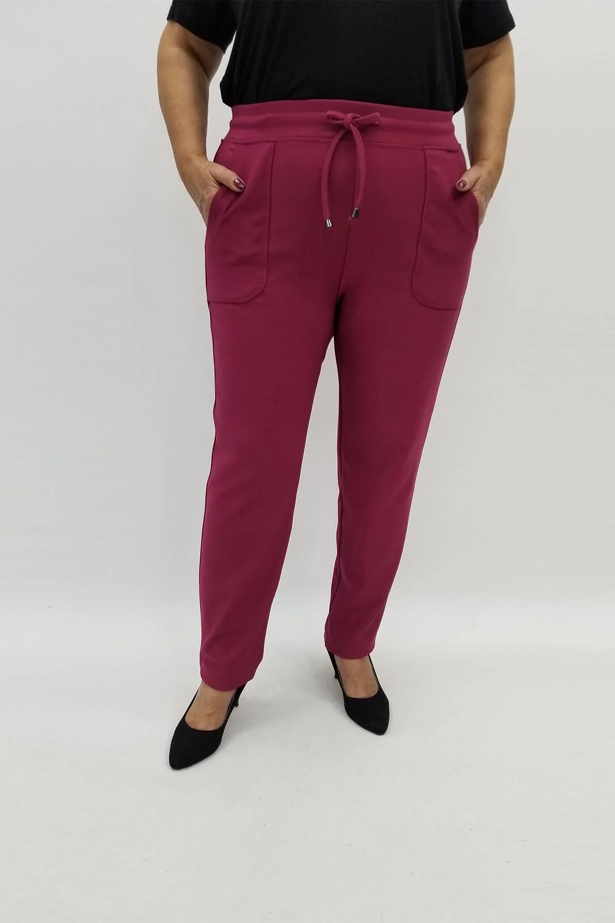 Miraggio Büyük Beden Pantolon 98023 MÜRDÜM