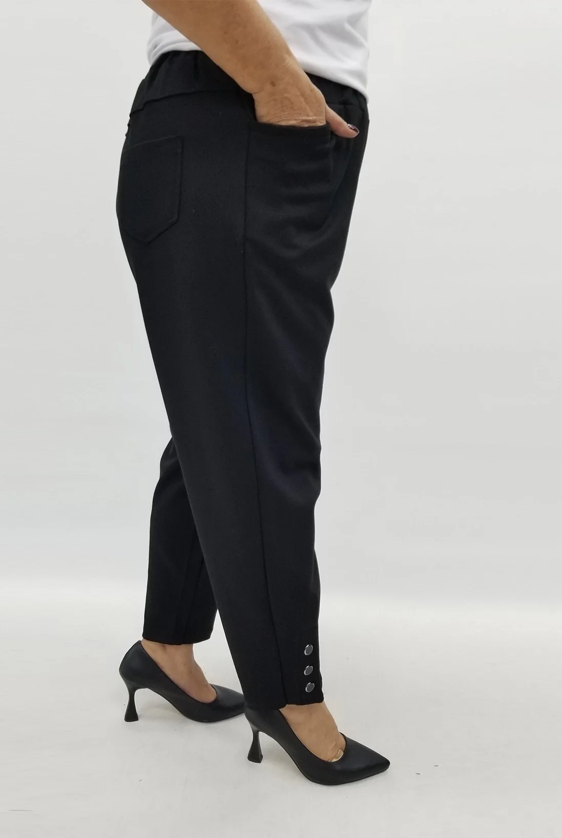 Miraggio Büyük Beden Pantolon 99034 SİYAH