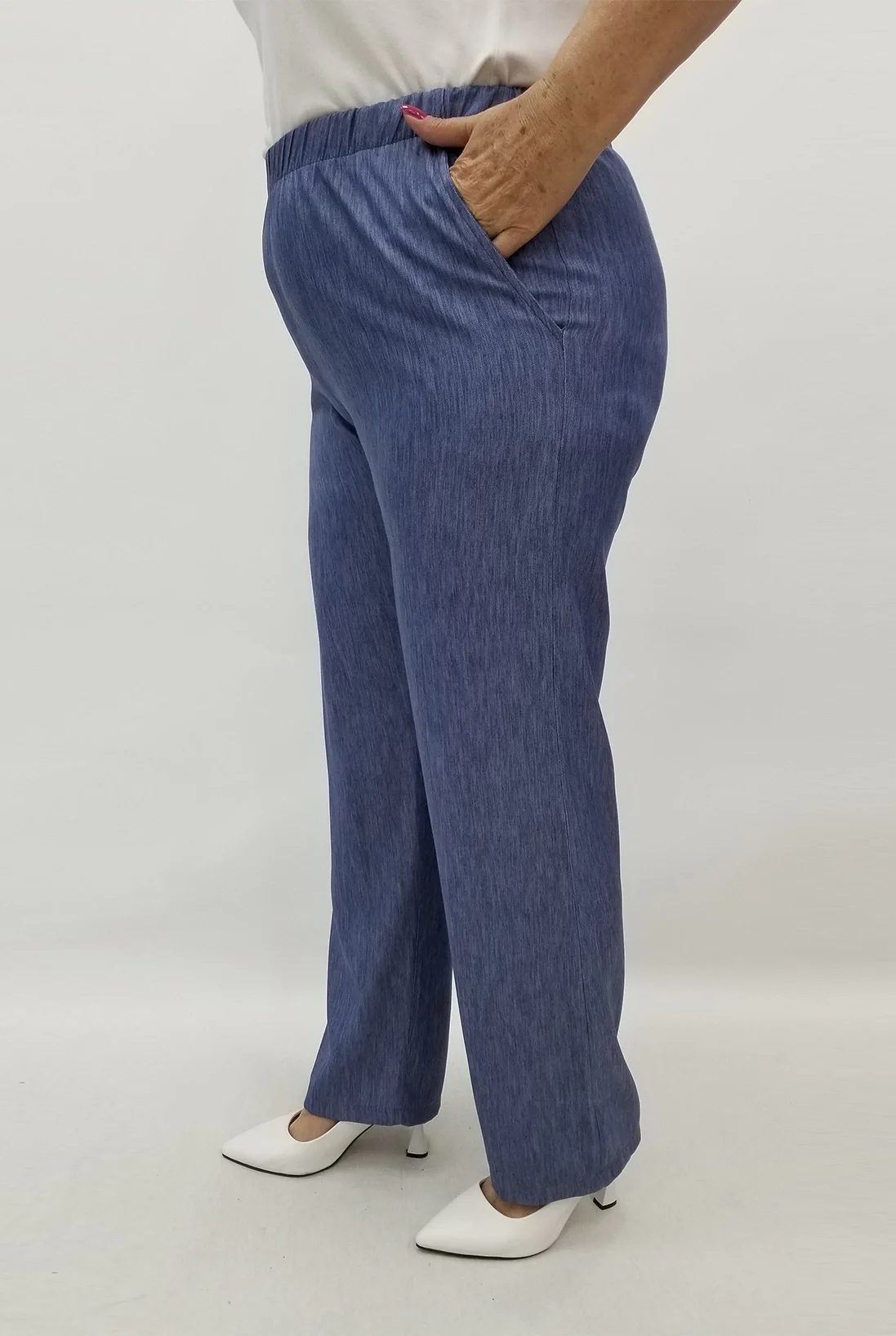 Miraggio Büyük Beden Pantolon 99637 KOT MAVİ