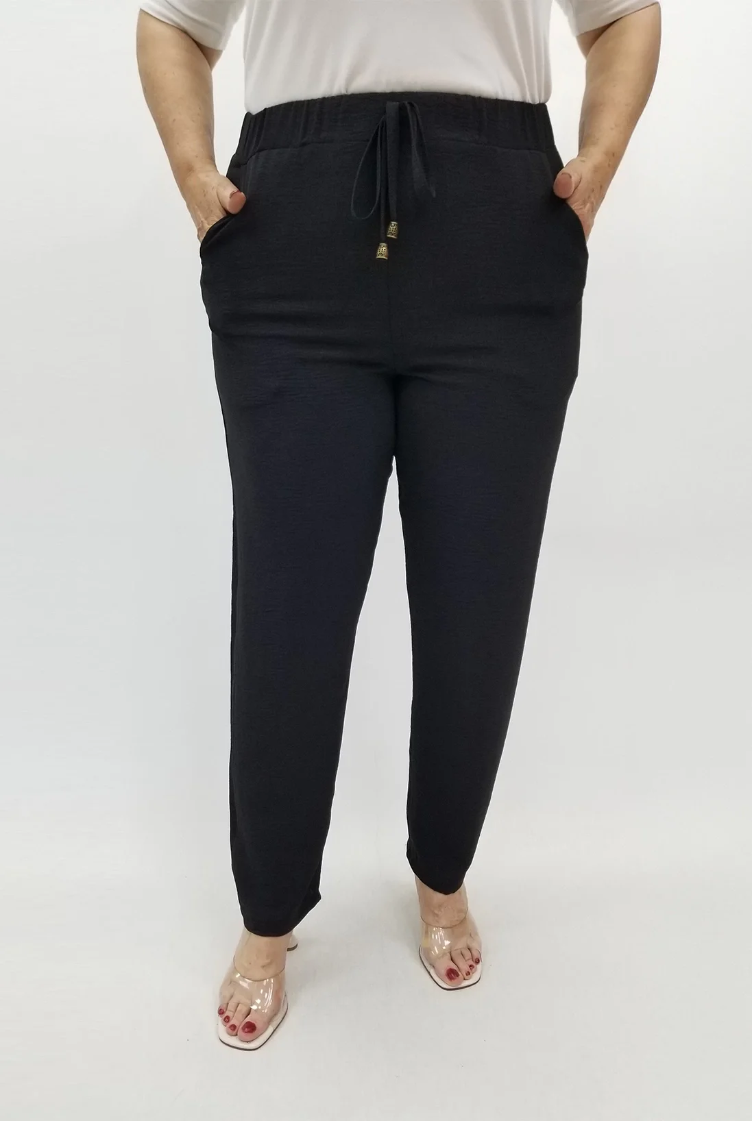 Miraggio Büyük Beden Pantolon 99774 SİYAH