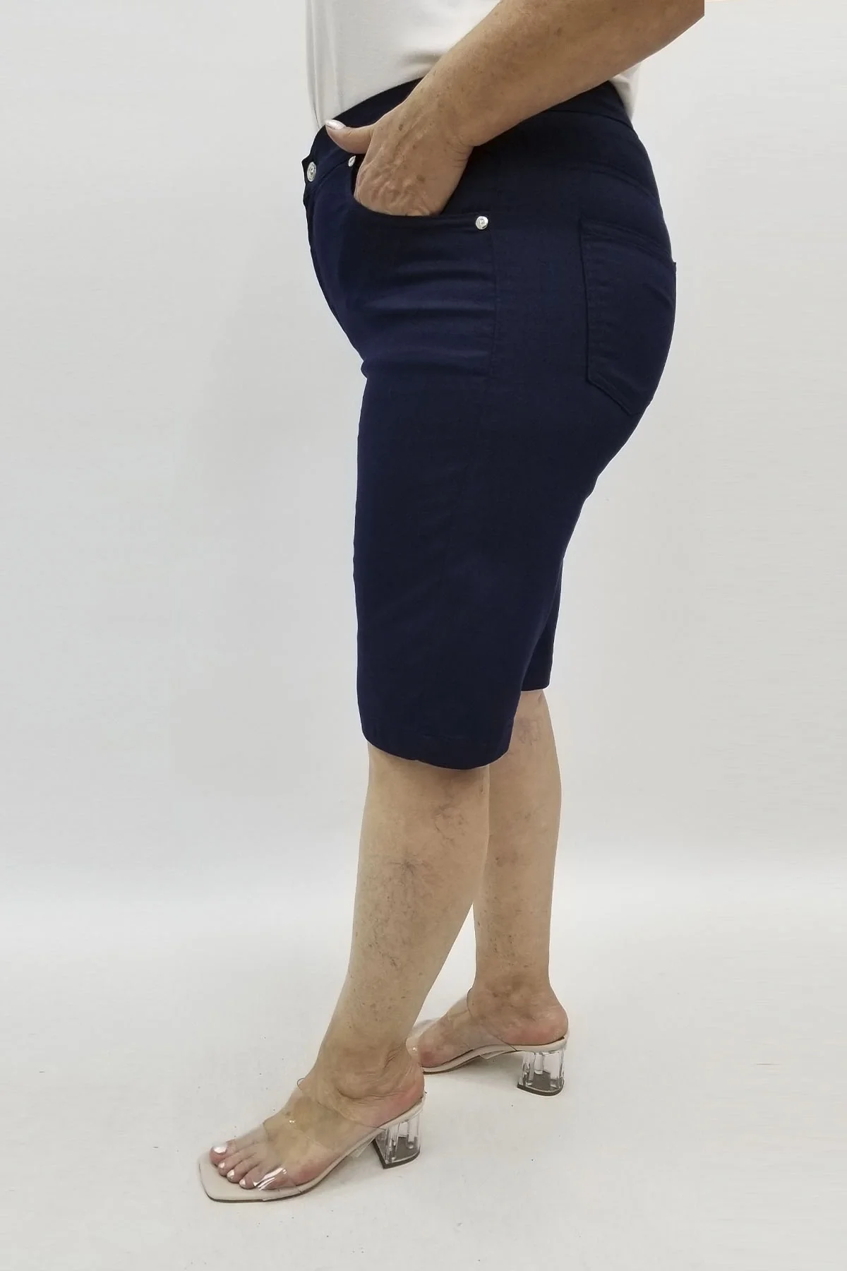 Miraggio Büyük Beden Şort 98658 LACİVERT