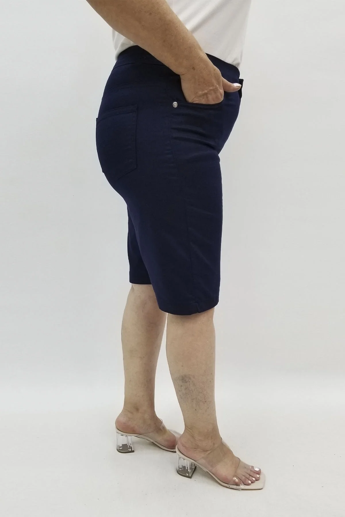 Miraggio Büyük Beden Şort 98658 LACİVERT