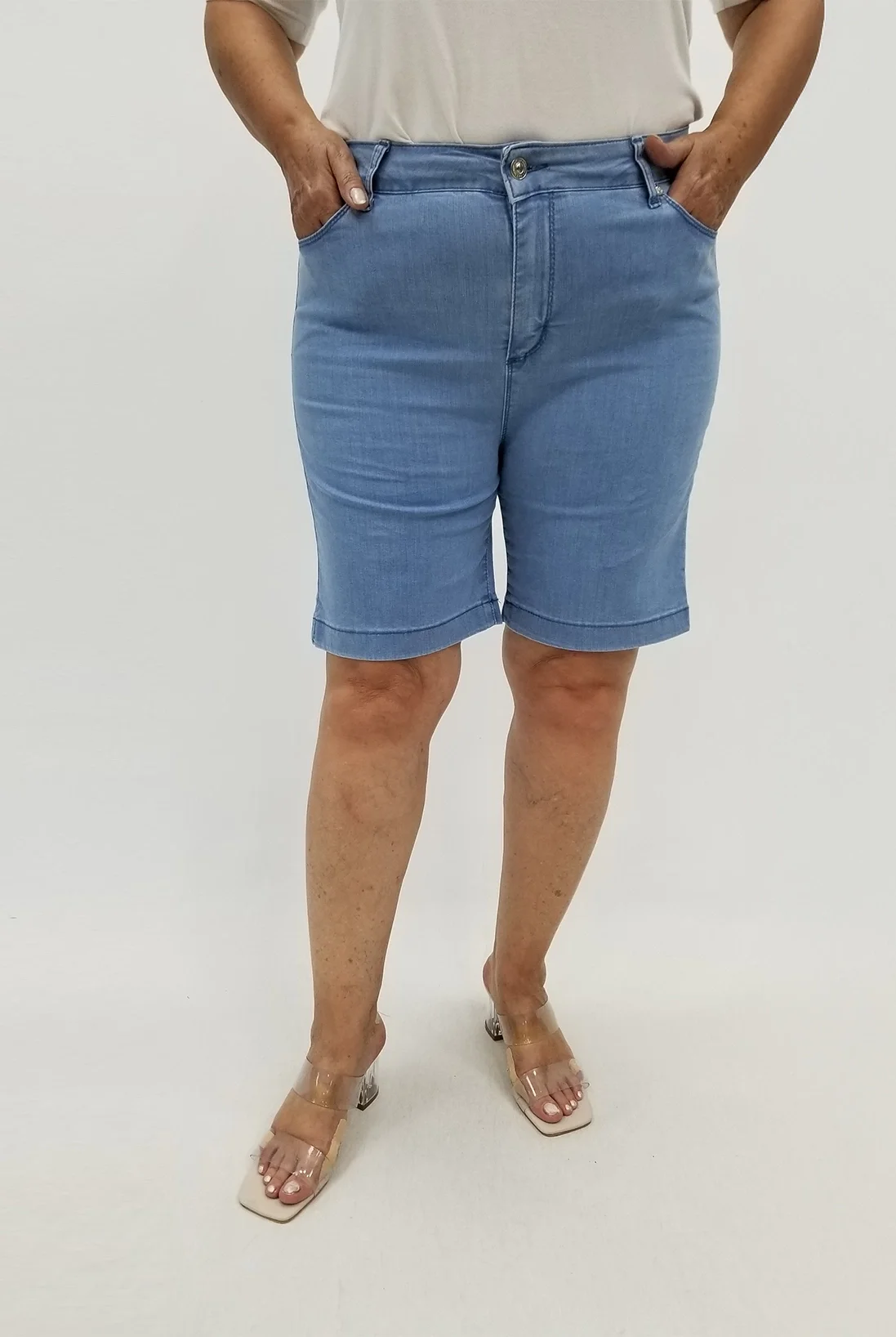 Miraggio Büyük Beden Şort 99822 MAVİ