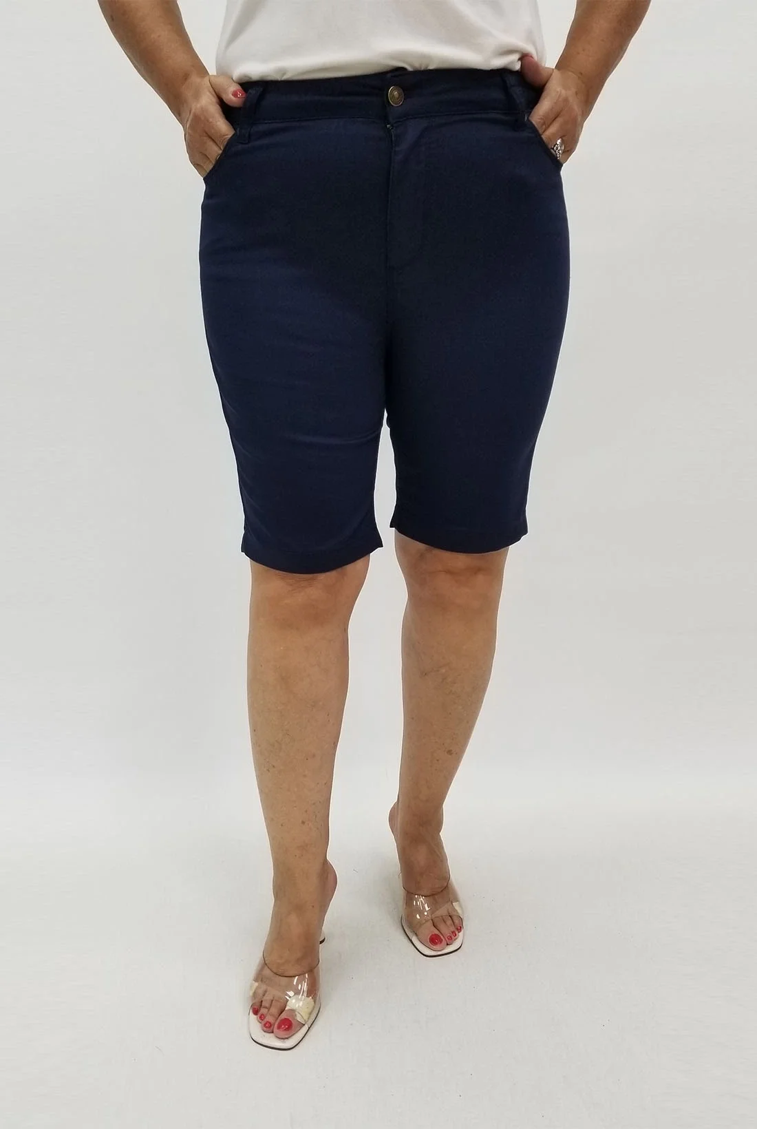 Miraggio Büyük Beden Şort 99823 LACİVERT