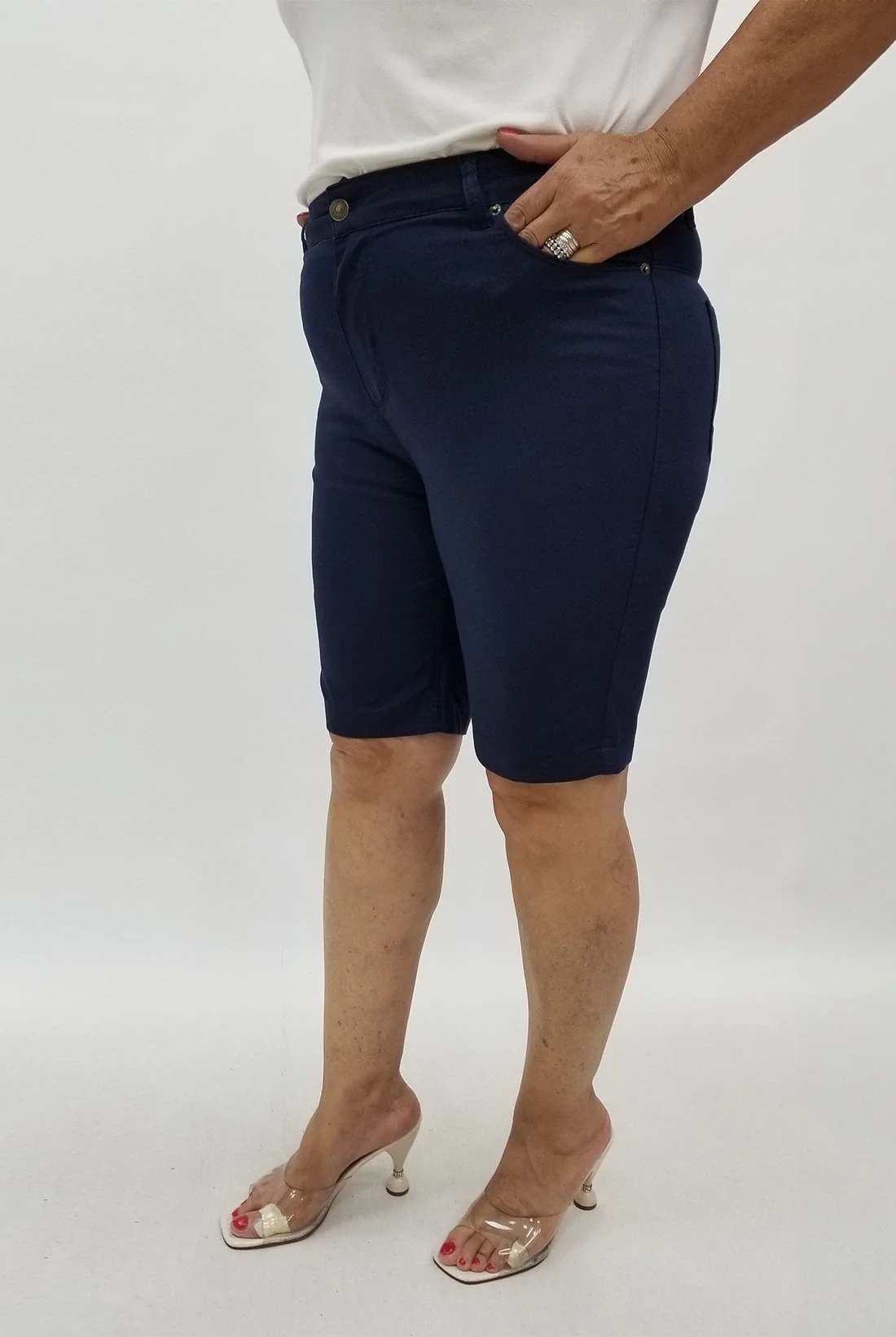 Miraggio Büyük Beden Şort 99823 LACİVERT