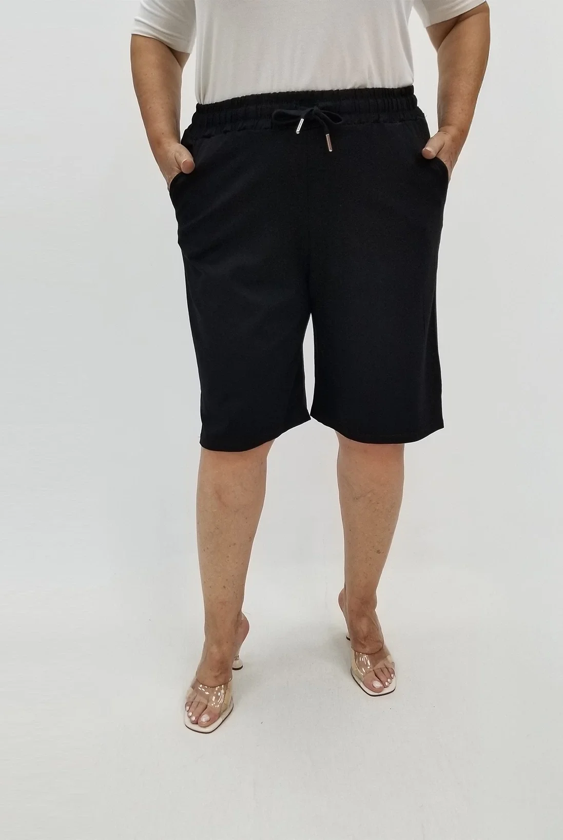 Miraggio Büyük Beden Şort 99839 SİYAH