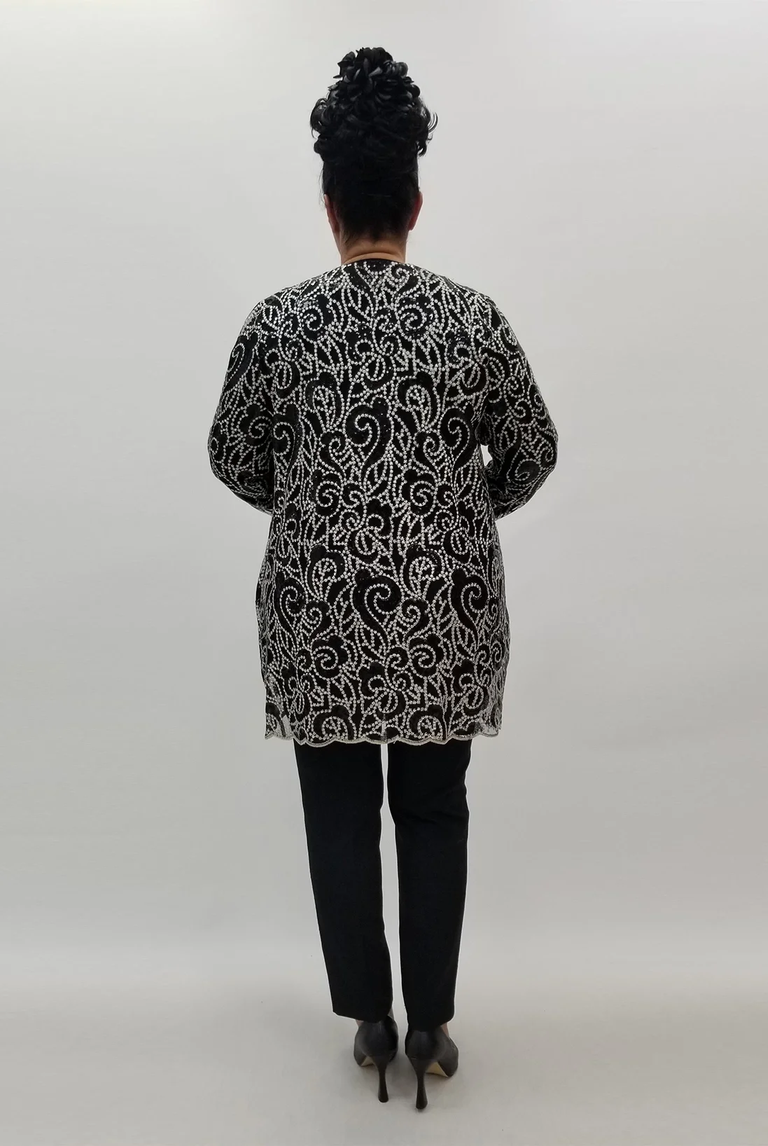 Miraggio Büyük Beden Takım 4005 SİYAH