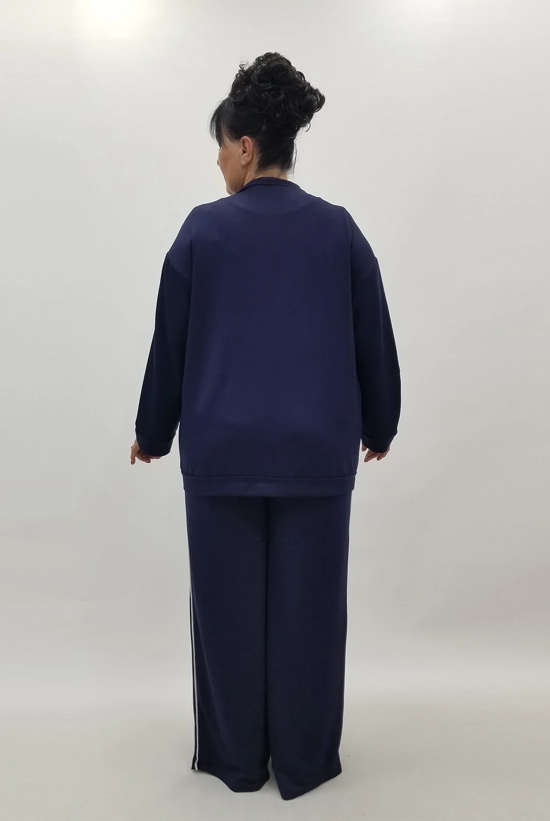 Miraggio Büyük Beden Takım 4125 LACİ/BEYAZ