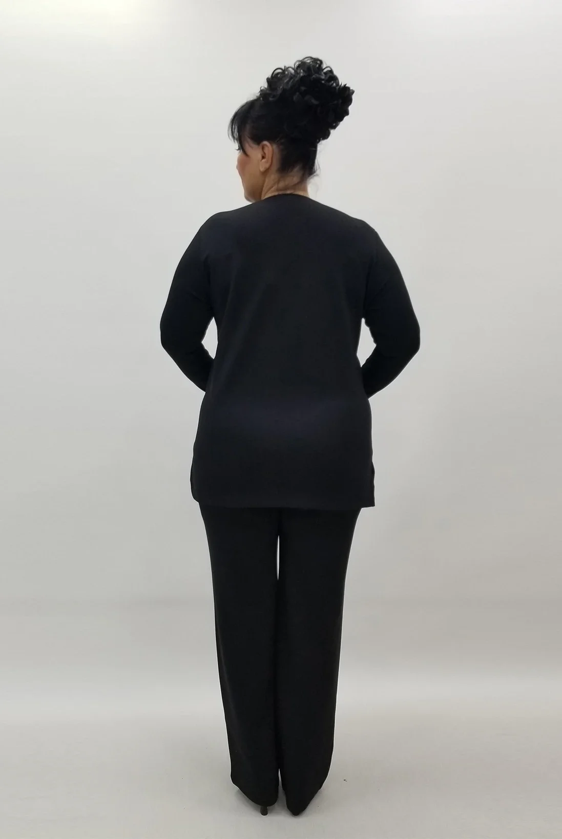 Miraggio Büyük Beden Takım 4177 SİYAH