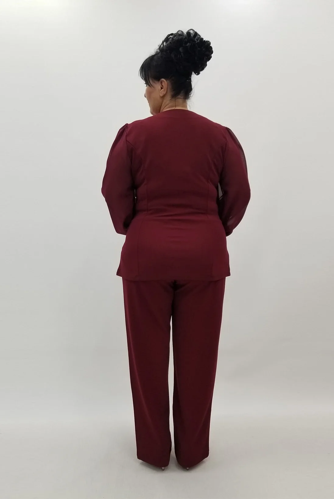 Miraggio Büyük Beden Takım 4180 BORDO