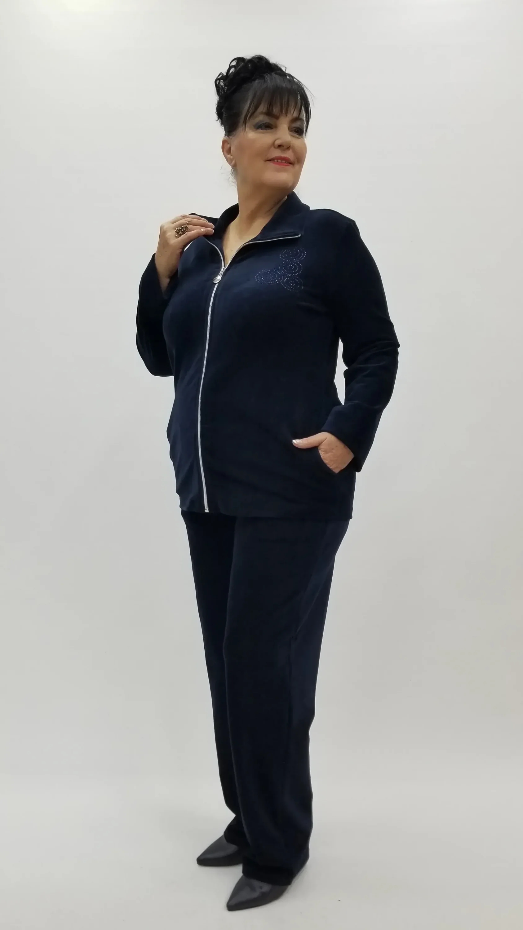 Miraggio Büyük Beden Takım 4260 LACİVERT