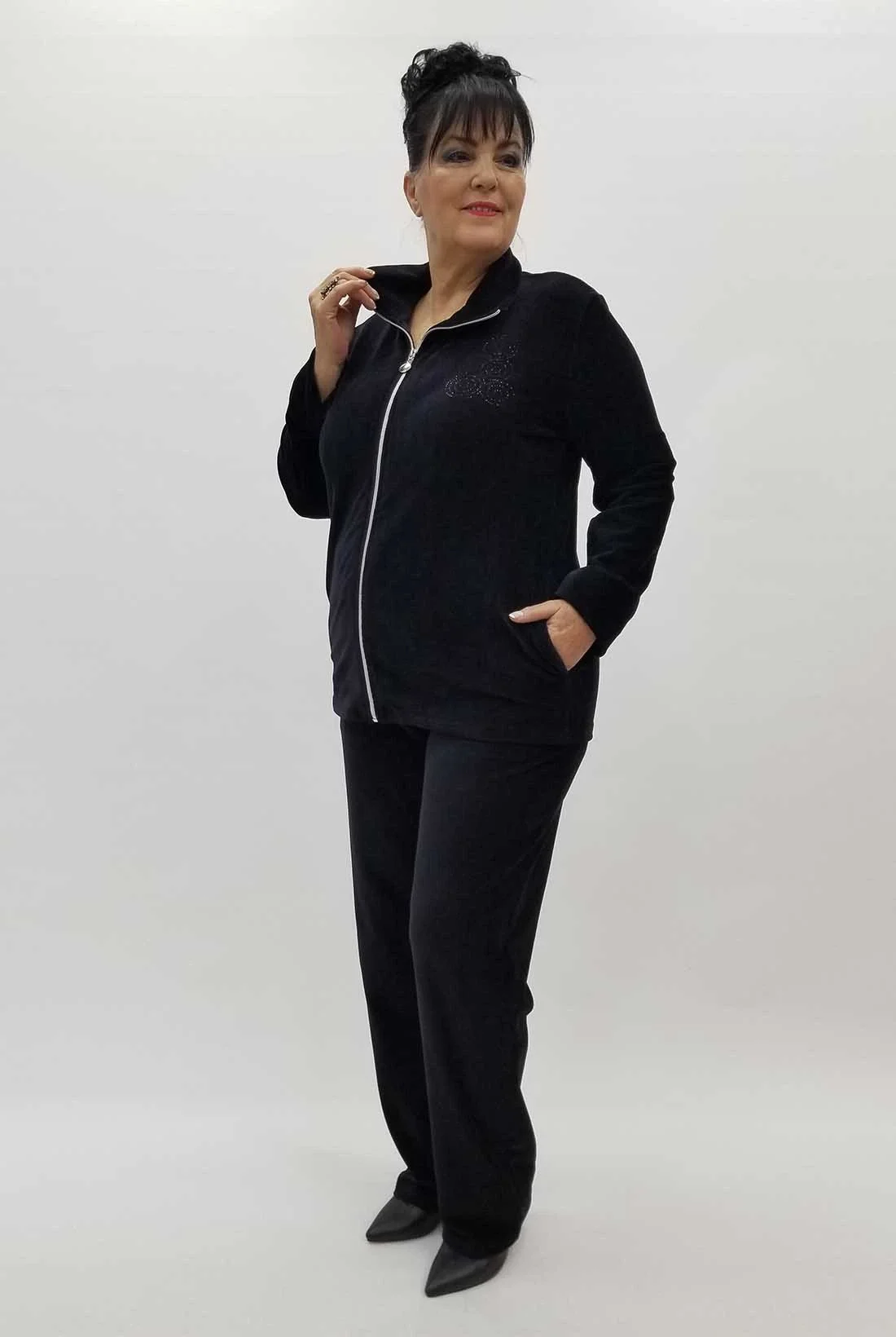 Miraggio Büyük Beden Takım 4260 SİYAH