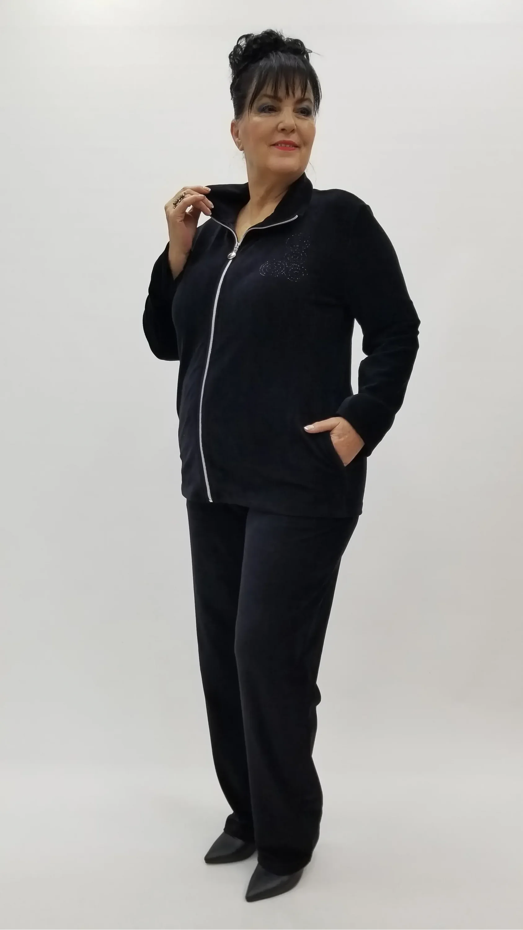 Miraggio Büyük Beden Takım 4260 SİYAH