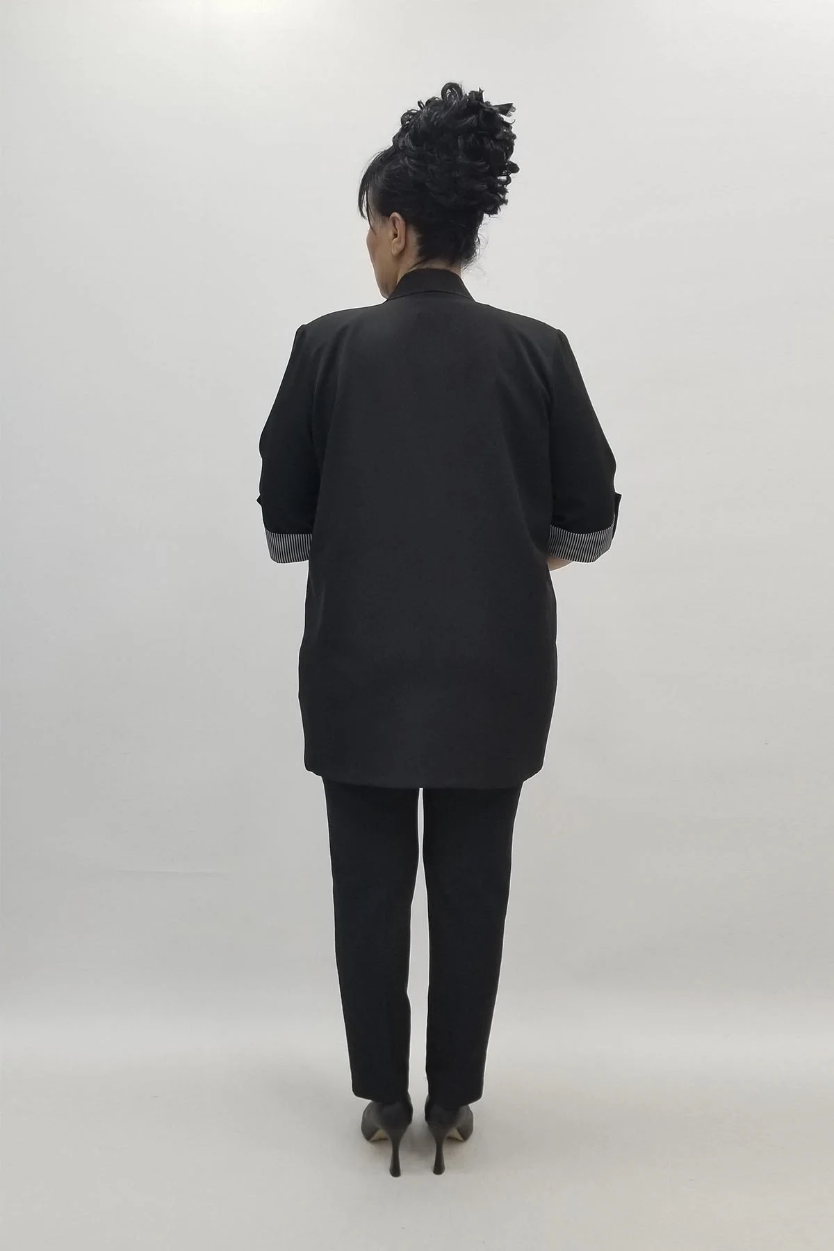 Miraggio Büyük Beden Takım 98477 SİYAH