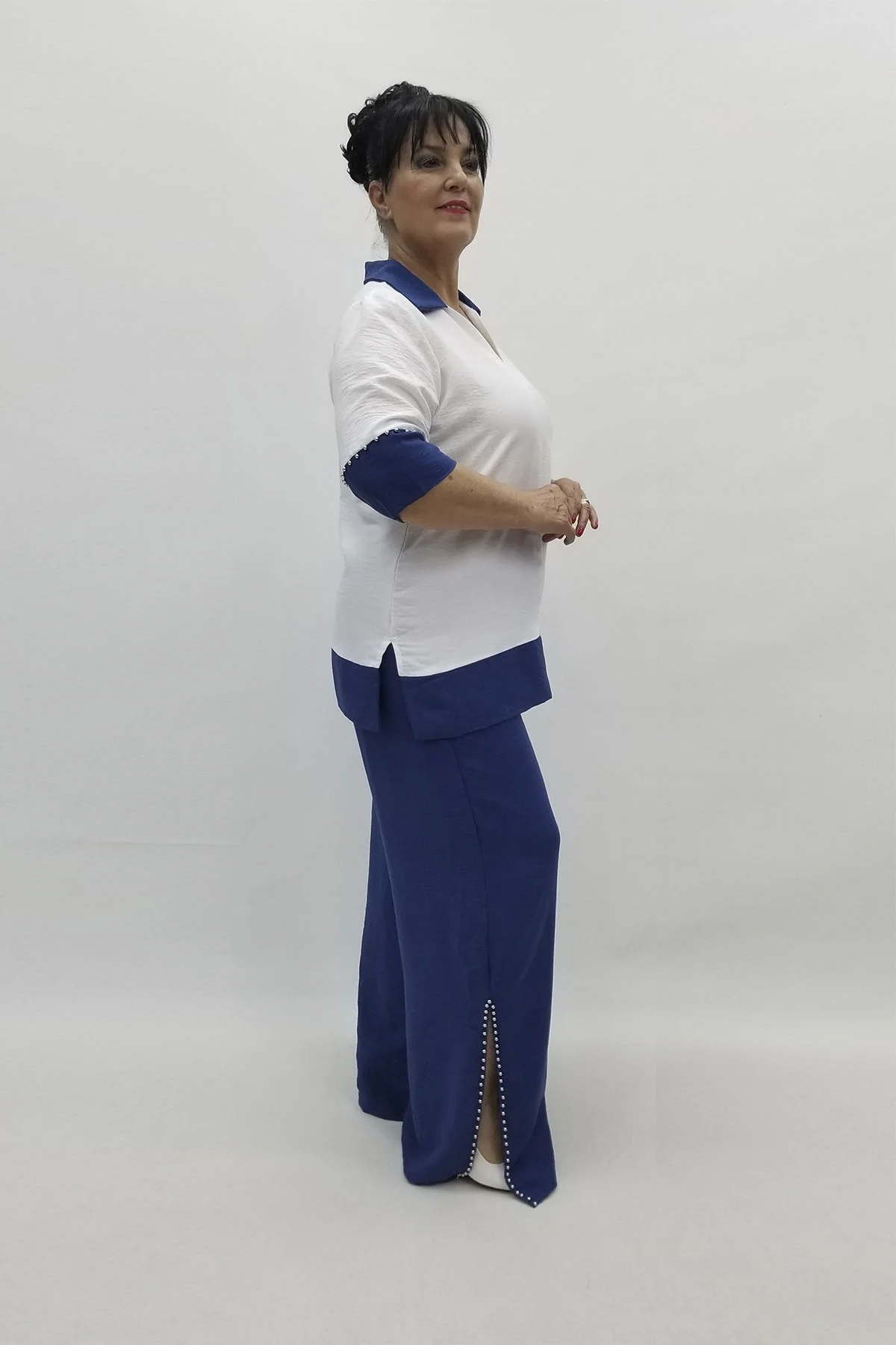 Miraggio Büyük Beden Takım 98553 İNDİGO