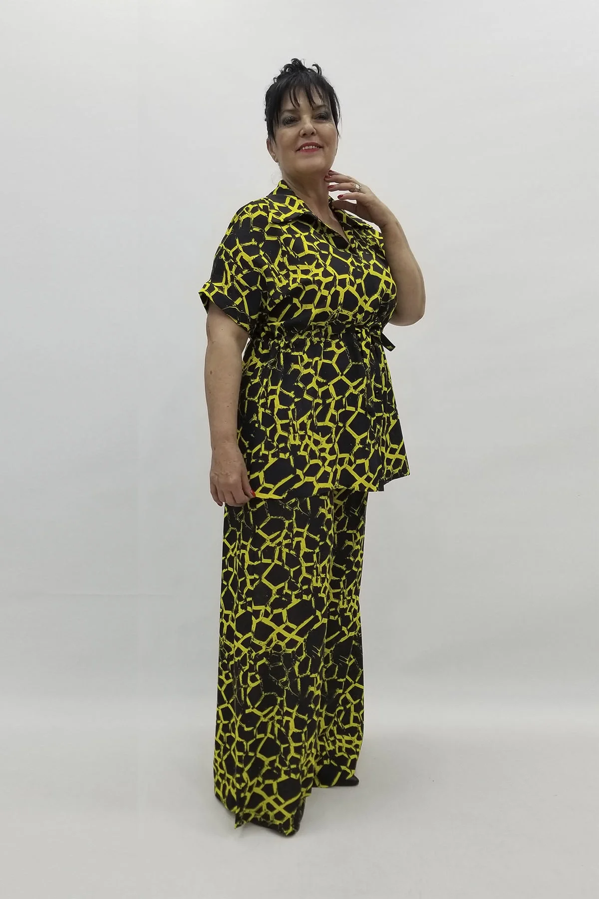 Miraggio Büyük Beden Takım 98564 SİYAH