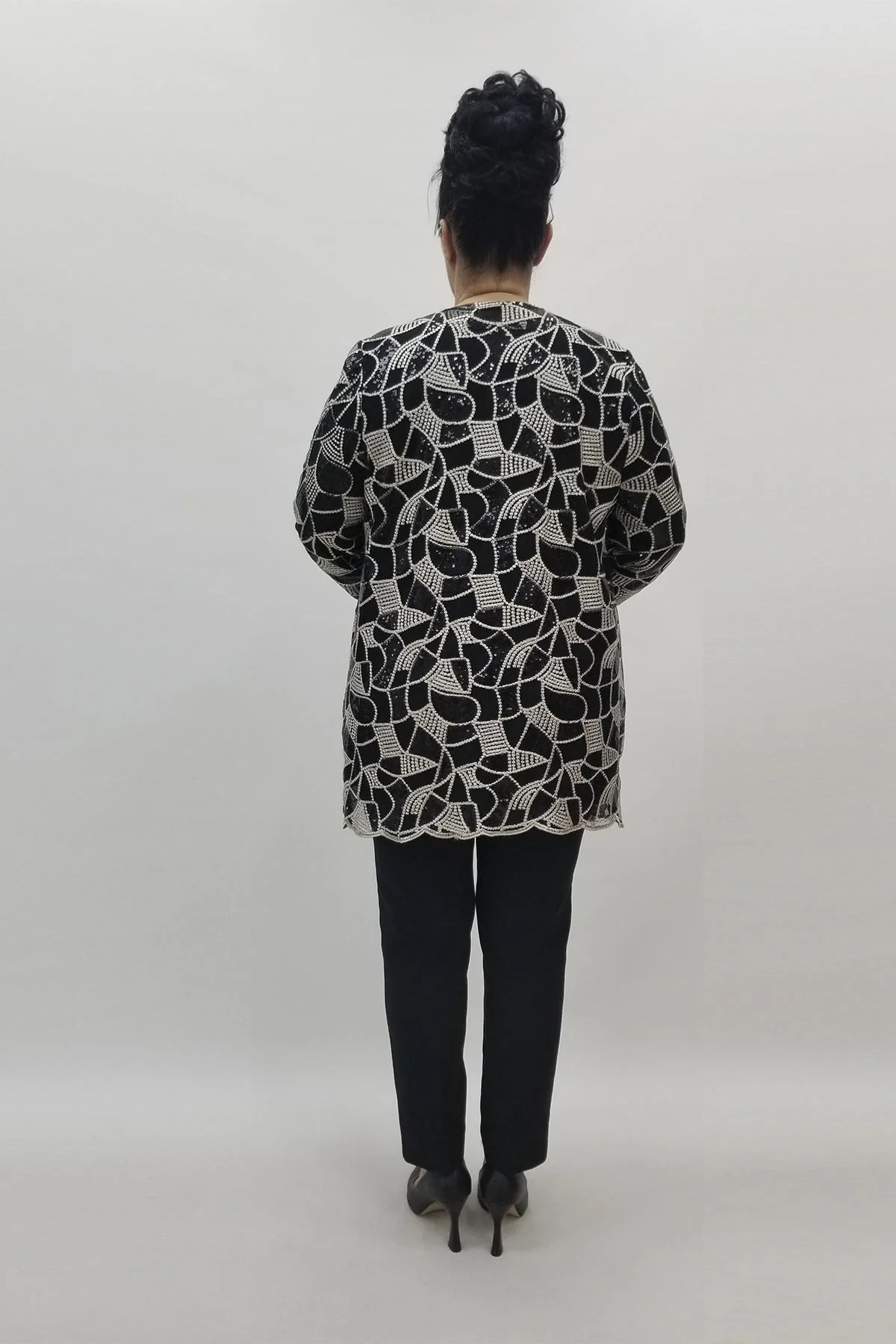 Miraggio Büyük Beden Takım 98677 SİYAH