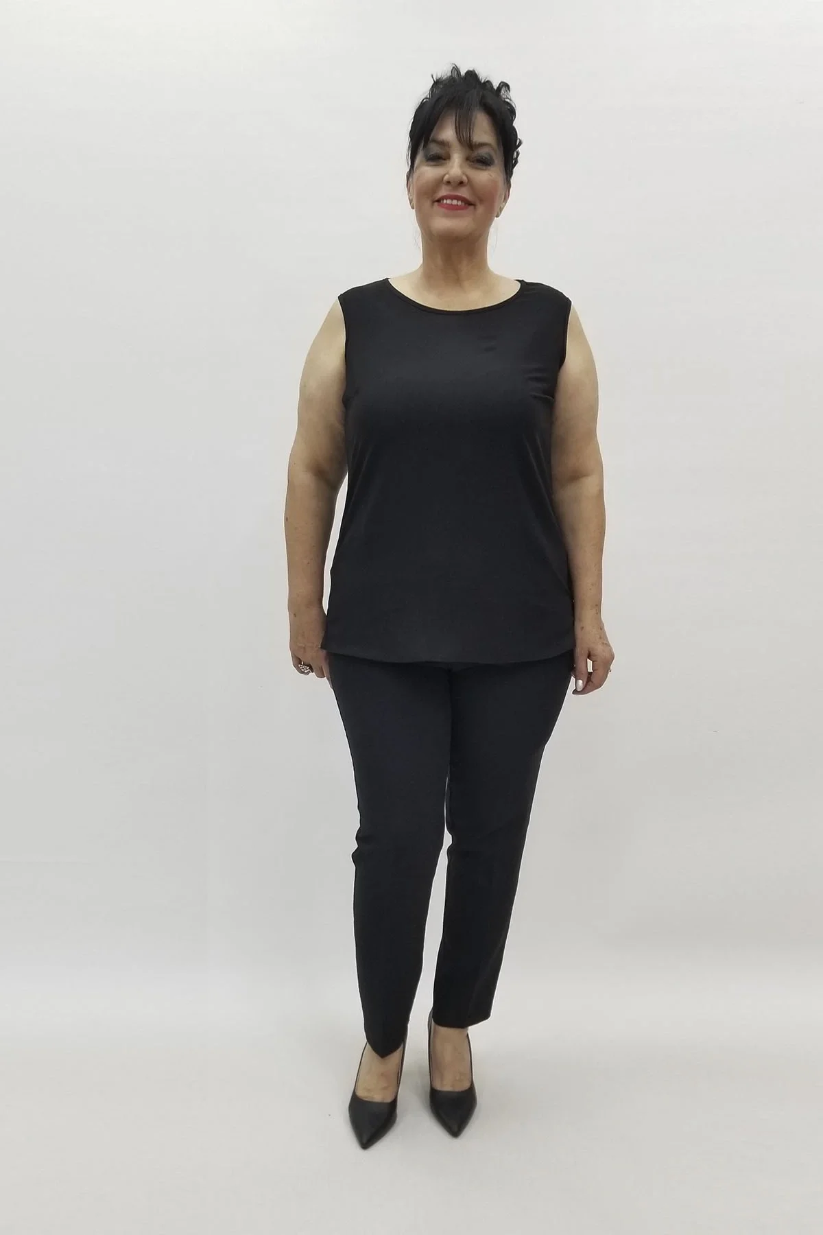 Miraggio Büyük Beden Takım 98697 SİYAH