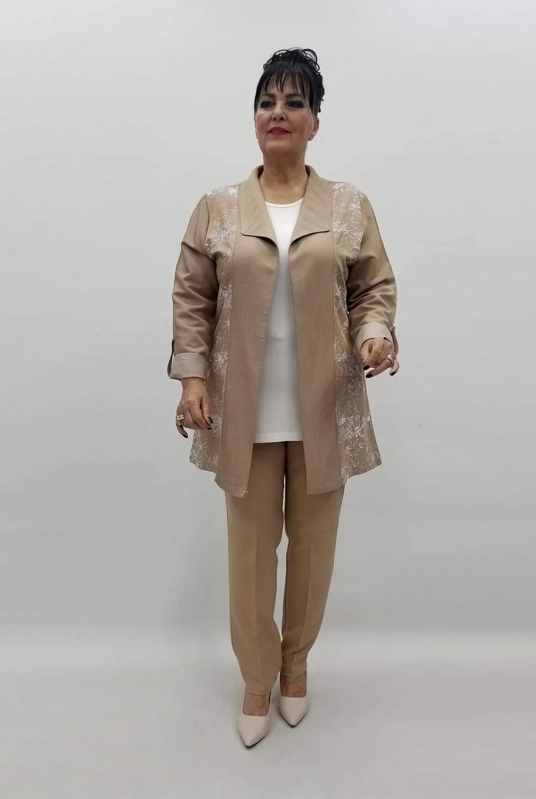 Miraggio Büyük Beden Takım 99162 A-KAHVE