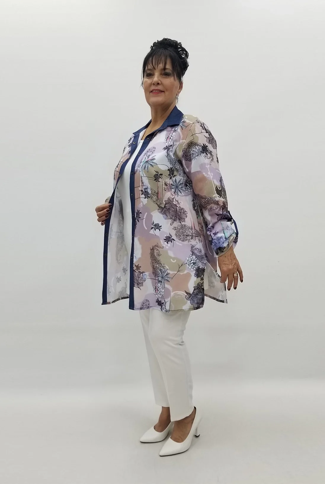 Miraggio Büyük Beden Takım 99163 MAVİ