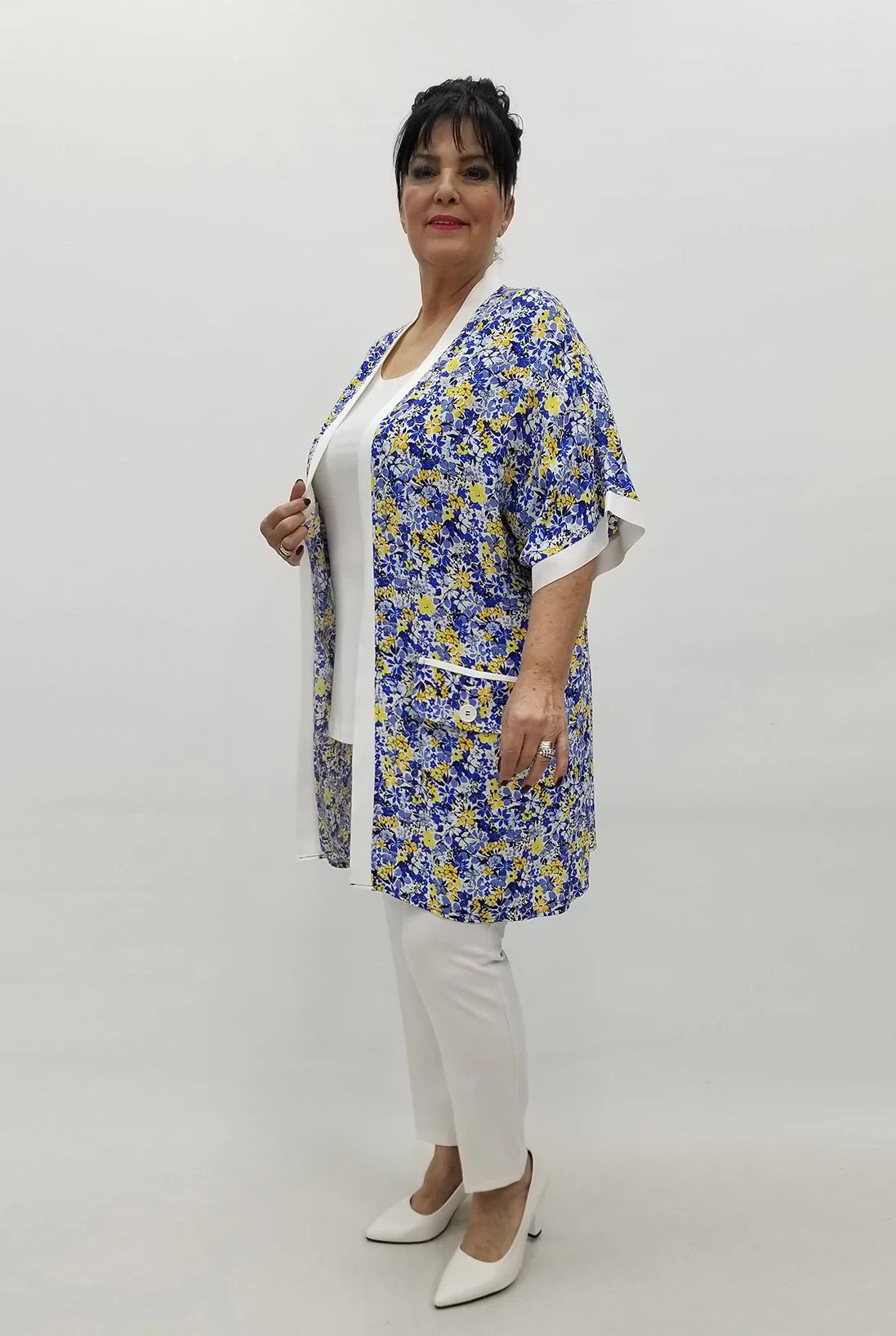 Miraggio Büyük Beden Takım 99177 MAVİ