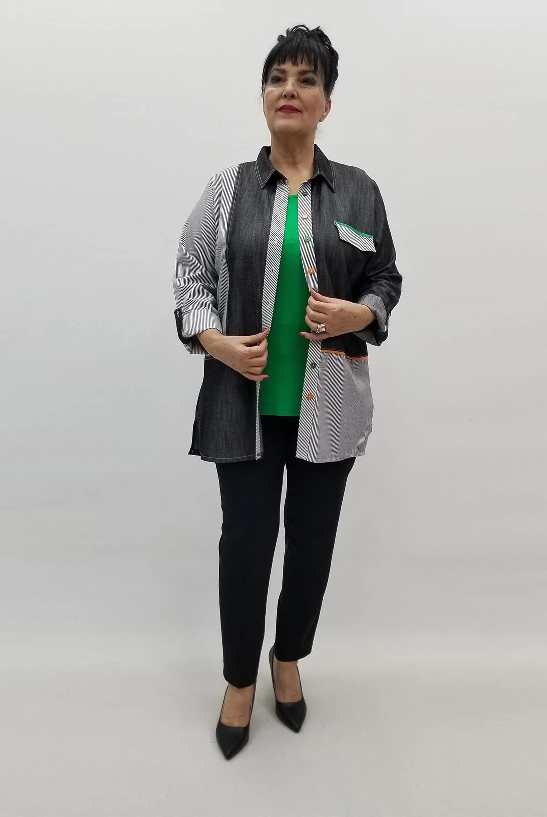 Miraggio Büyük Beden Takım 99214 ANTRASİT