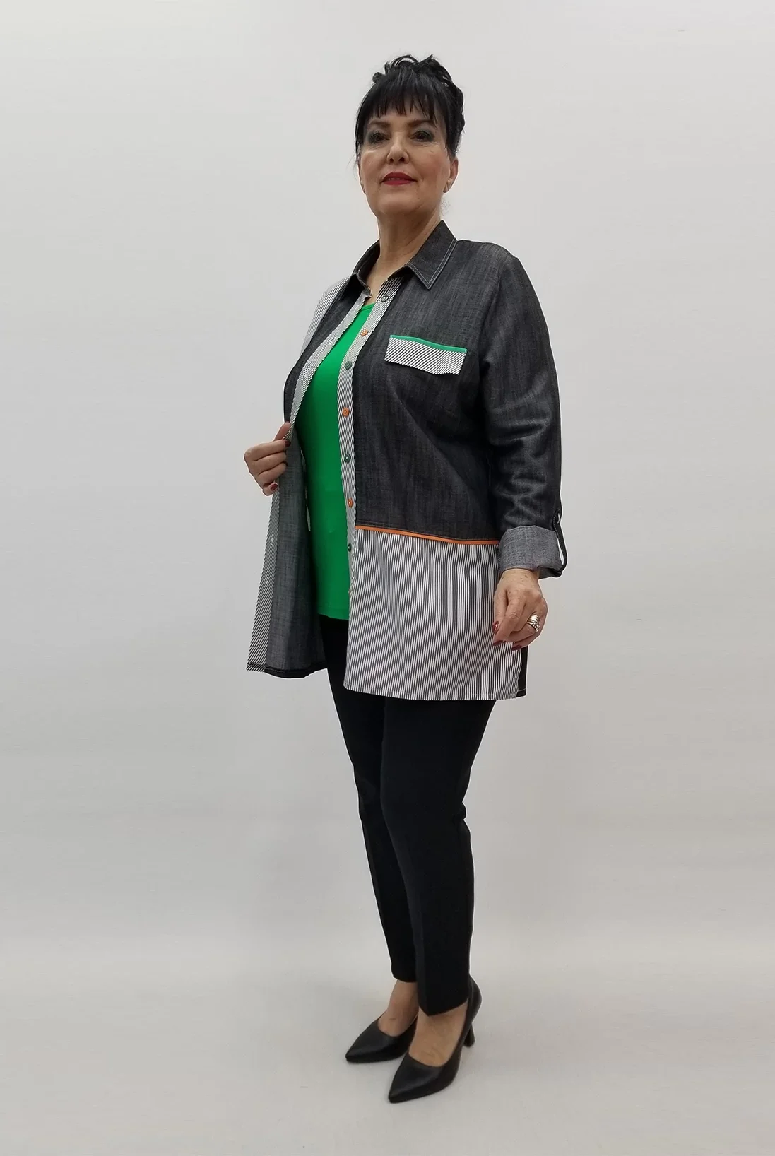 Miraggio Büyük Beden Takım 99214 ANTRASİT