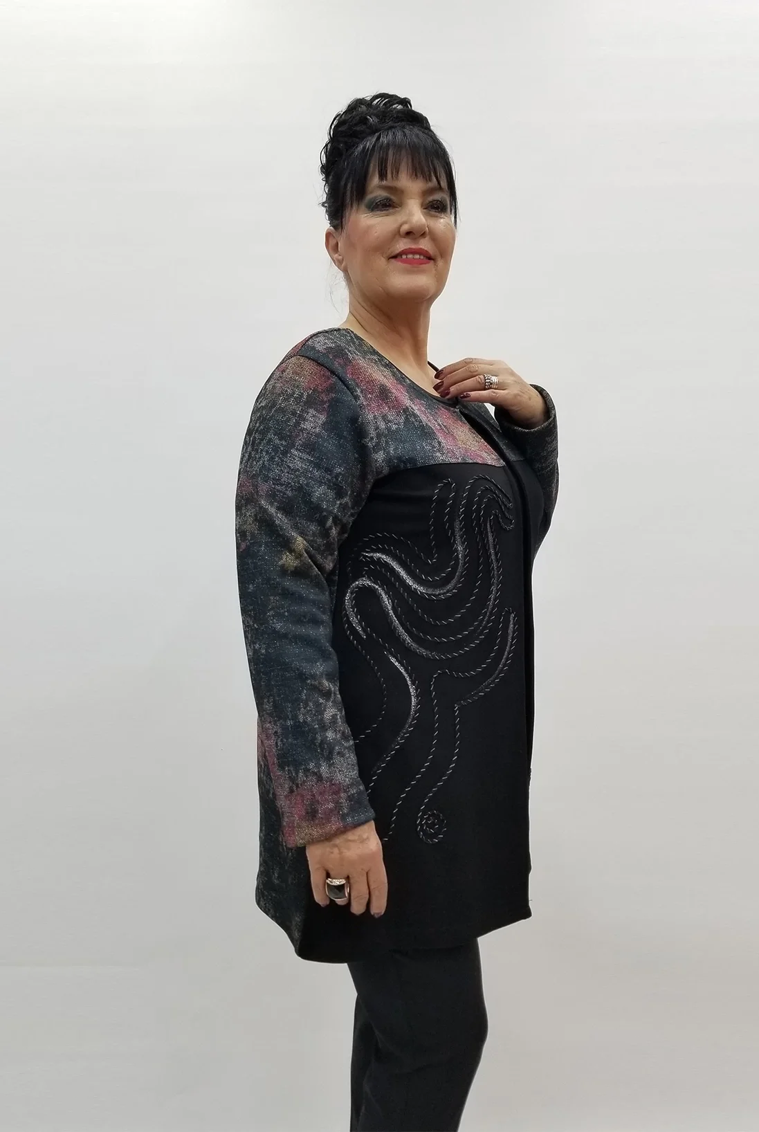 Miraggio Büyük Beden Takım 99230 SİYAH