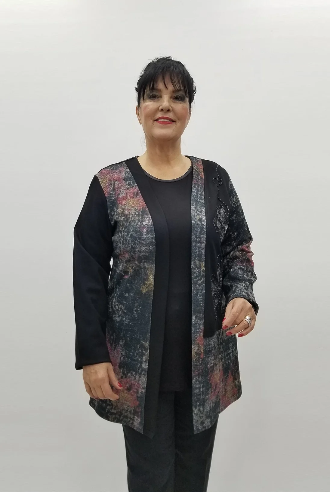 Miraggio Büyük Beden Takım 99231 SİYAH