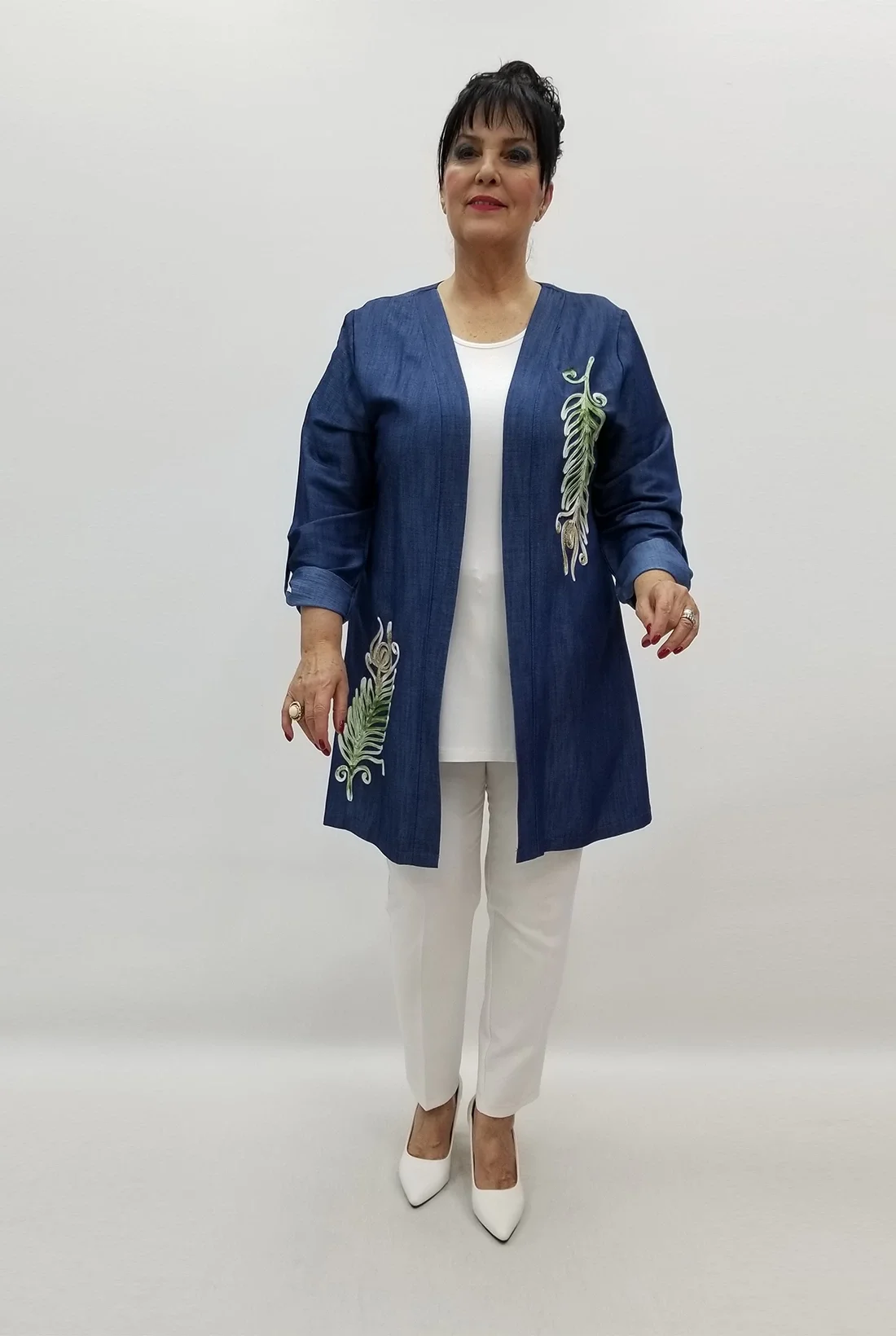 Miraggio Büyük Beden Takım 99238 MAVİ