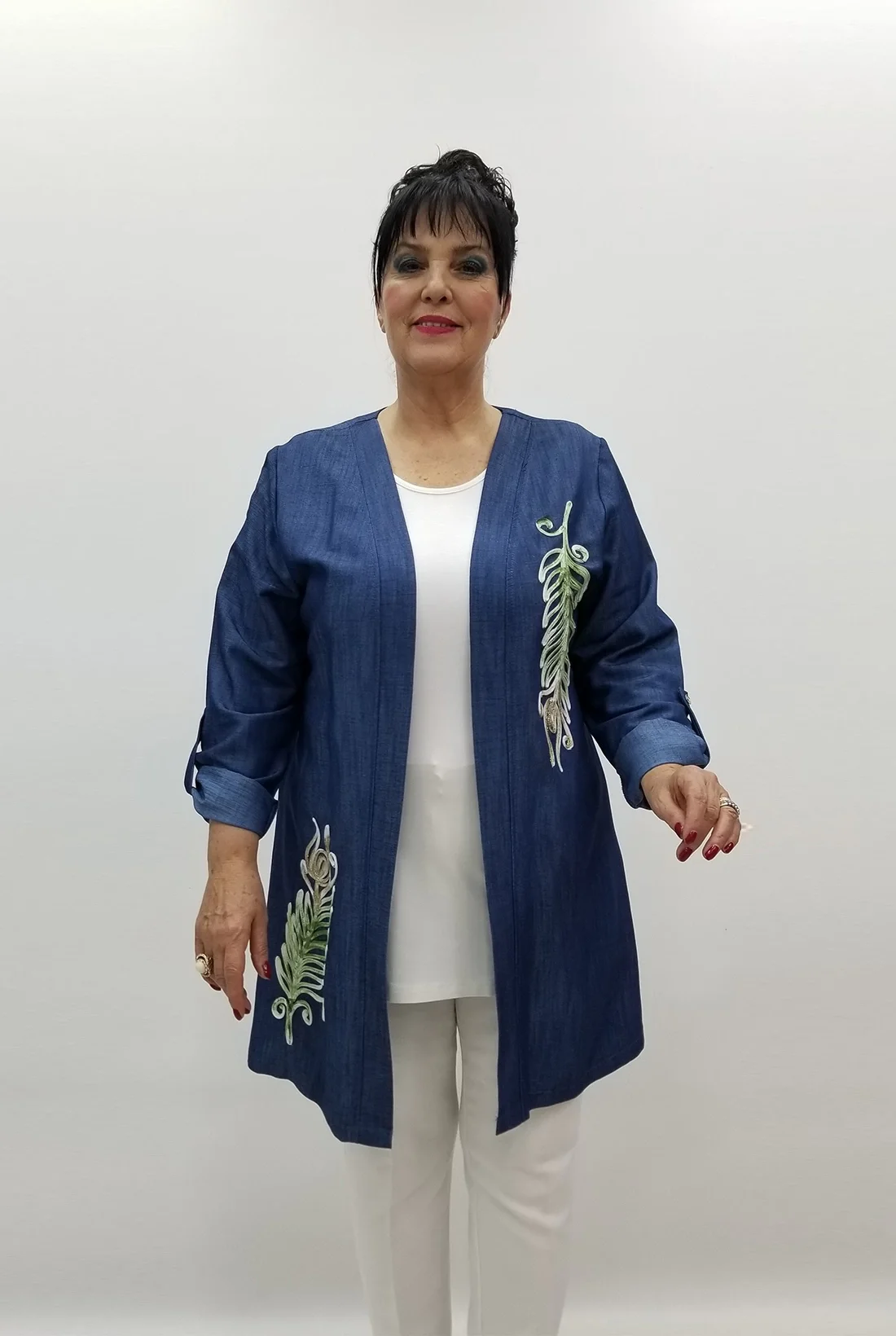 Miraggio Büyük Beden Takım 99238 MAVİ