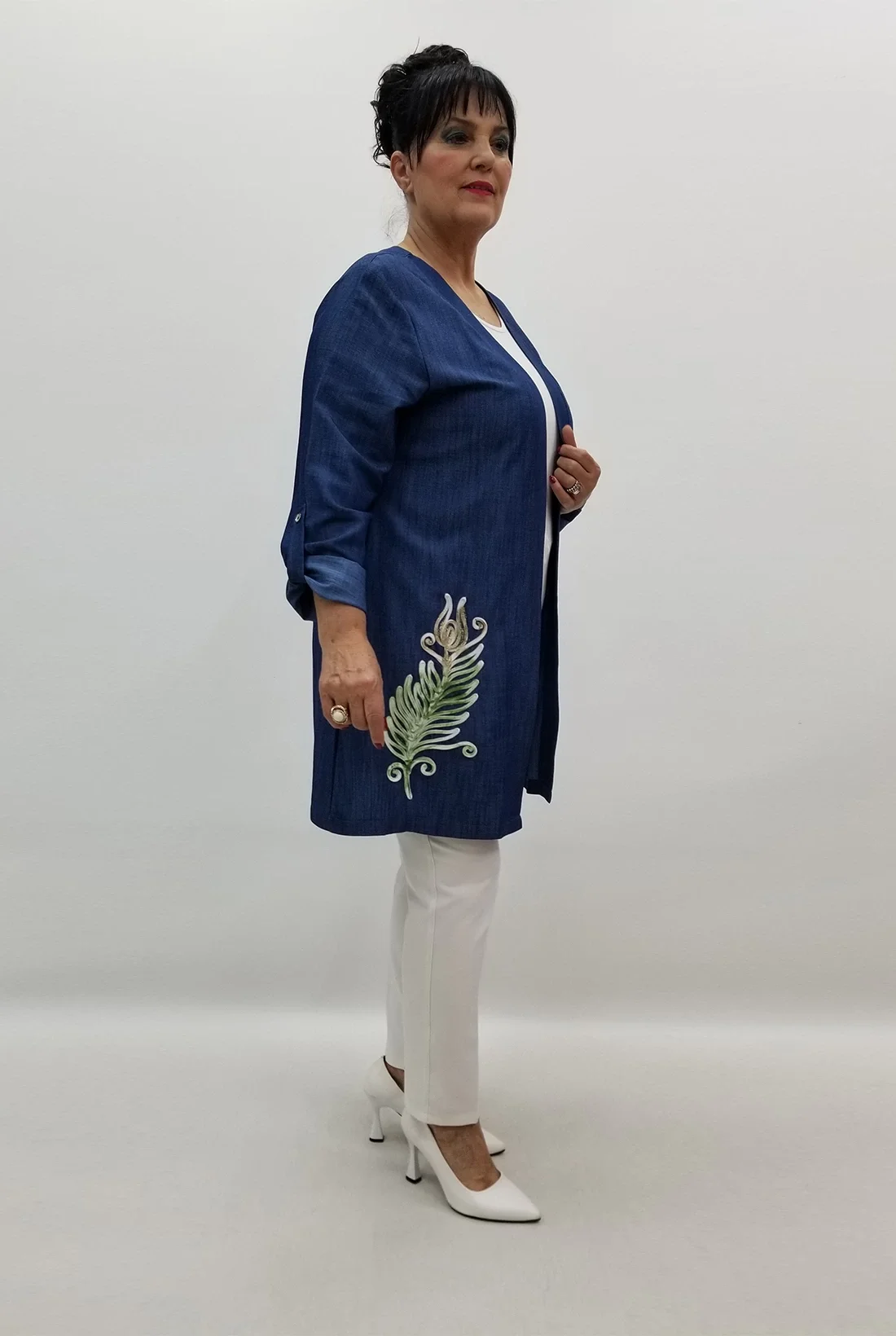 Miraggio Büyük Beden Takım 99238 MAVİ