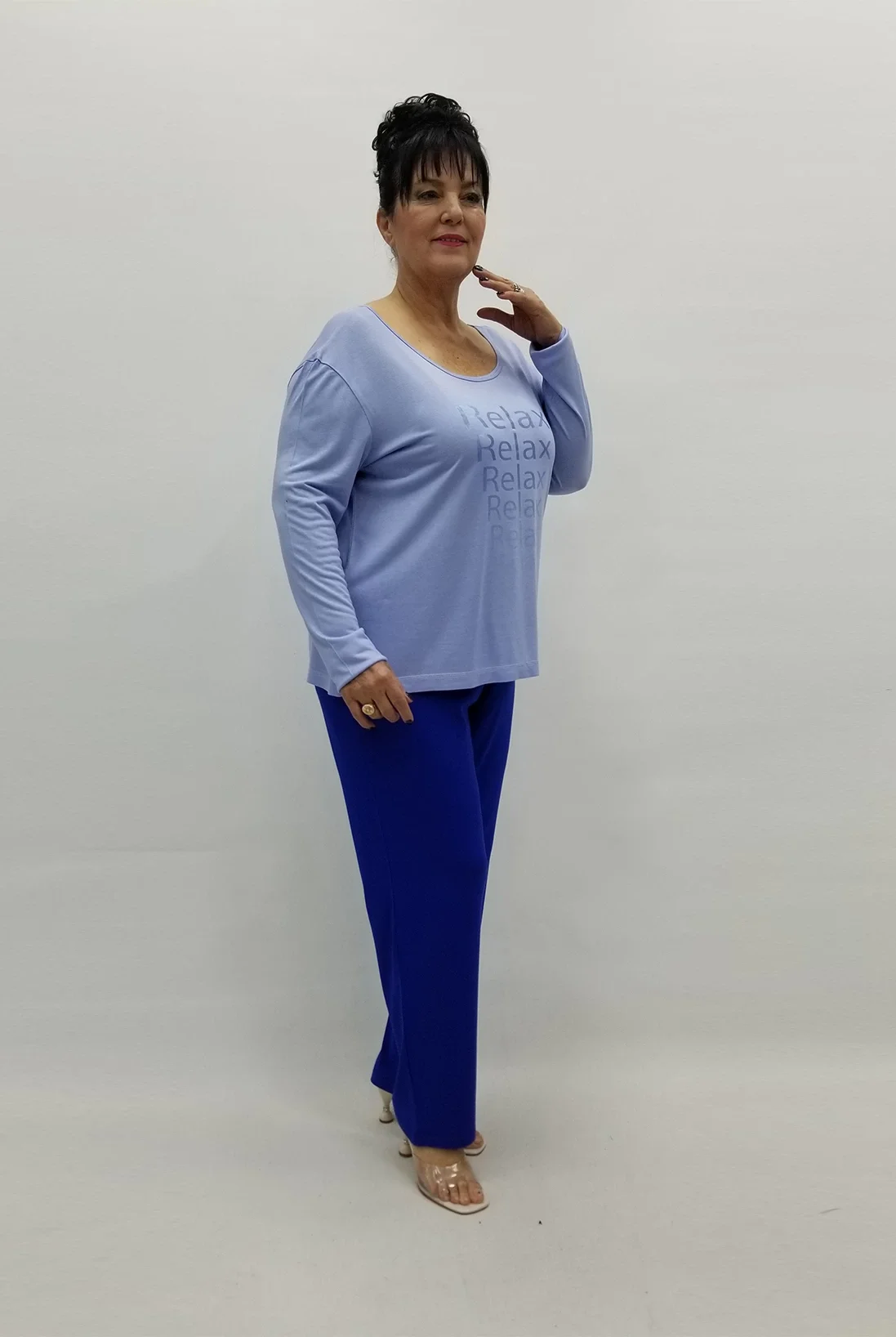 Miraggio Büyük Beden Takım 99316 MAVİ