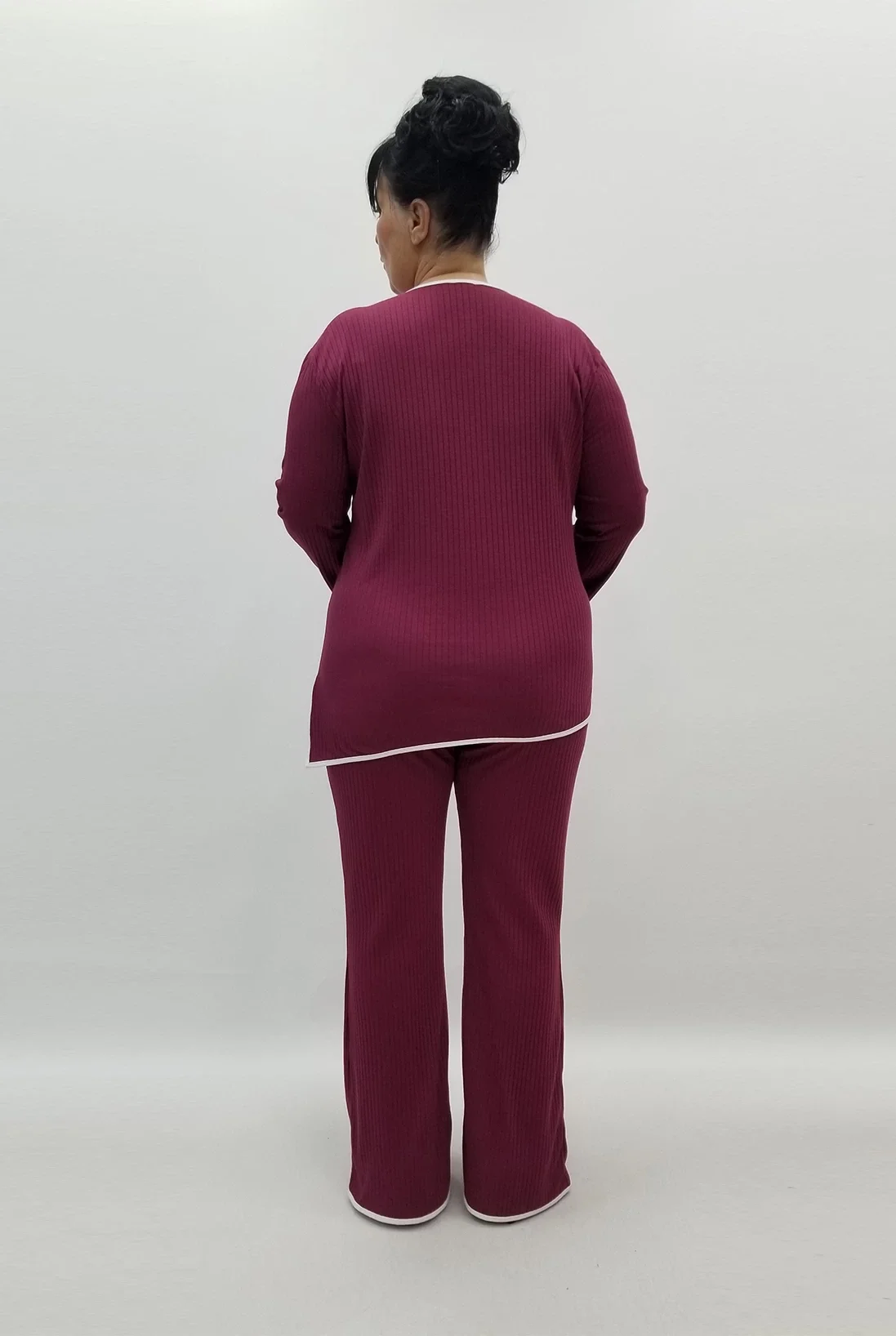 Miraggio Büyük Beden Takım 99369 BORDO