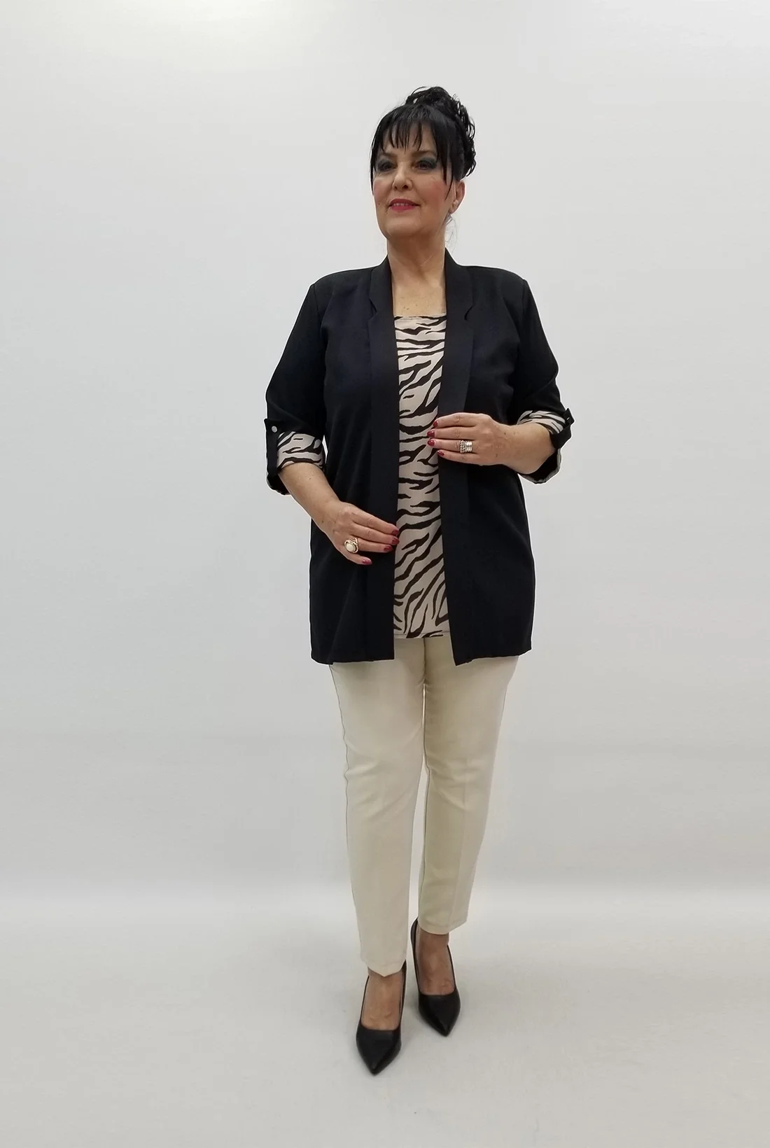 Miraggio Büyük Beden Takım 99515 SİYAH