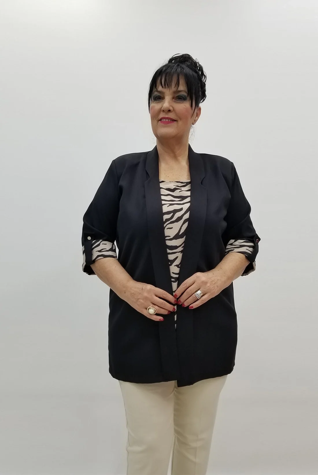 Miraggio Büyük Beden Takım 99515 SİYAH