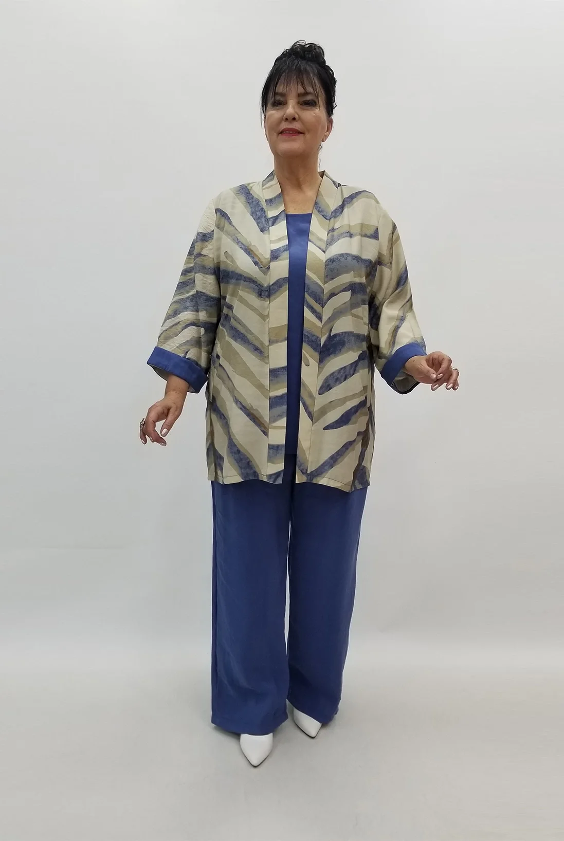 Miraggio Büyük Beden Takım 99516 İNDİGO