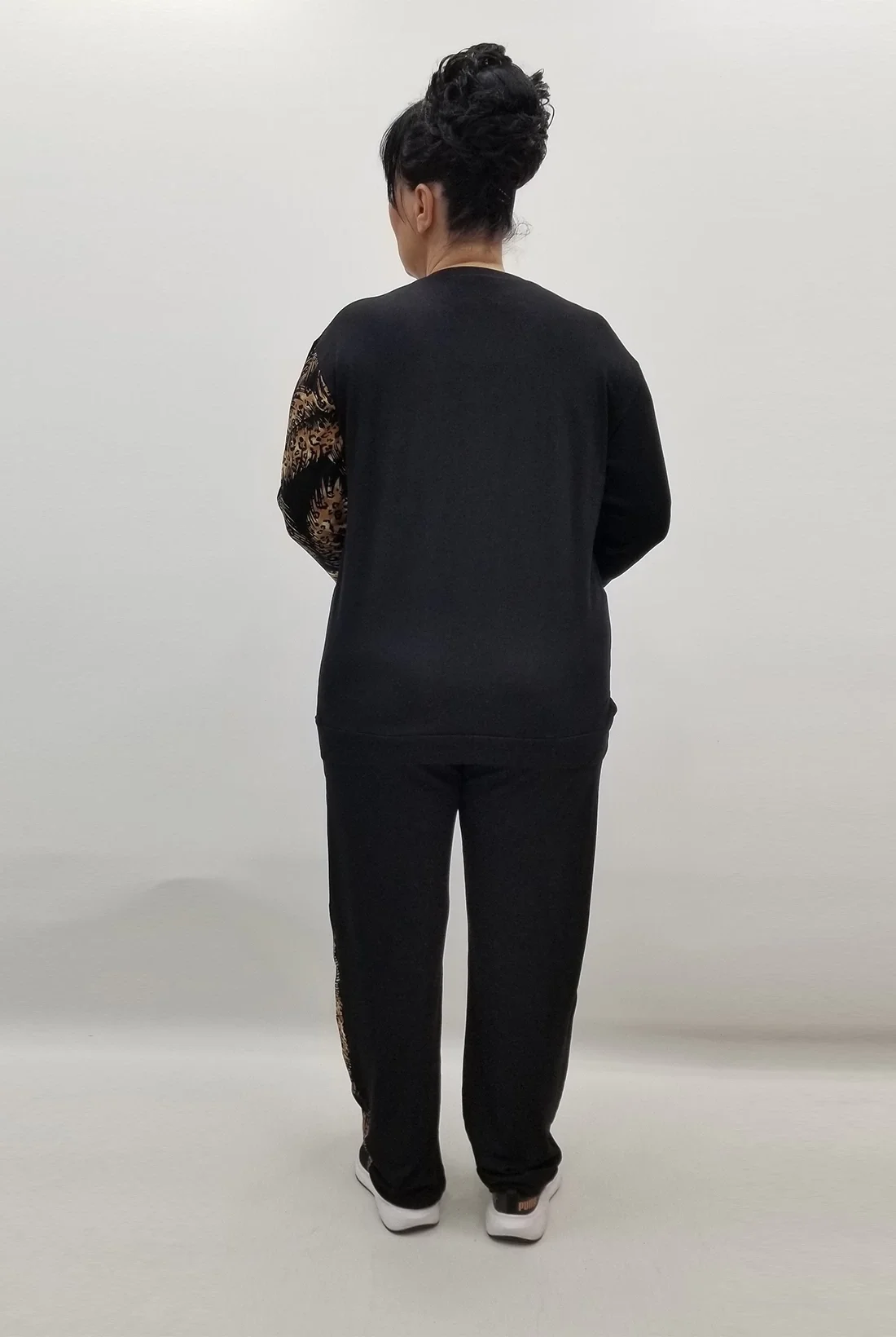 Miraggio Büyük Beden Takım 99517 KAHVE-SİYAH