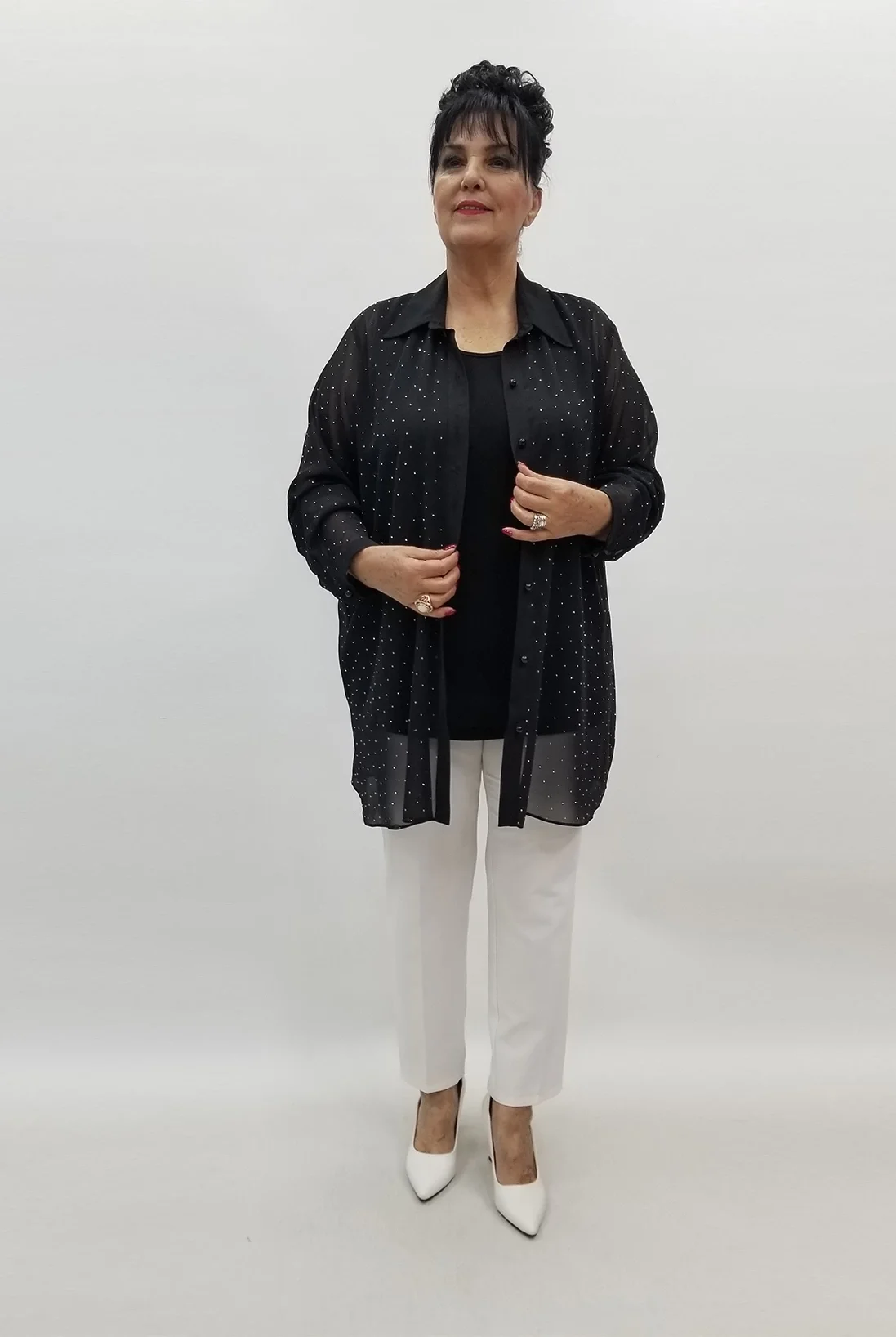 Miraggio Büyük Beden Takım 99549 SİYAH