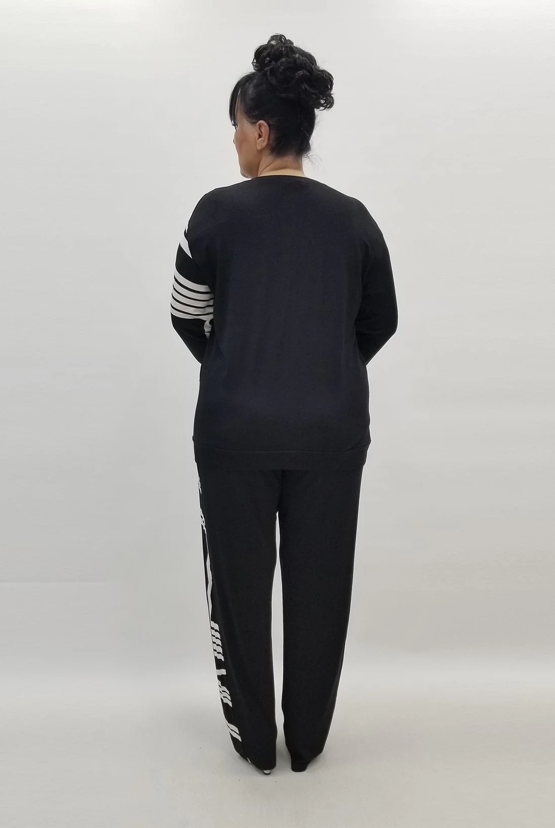 Miraggio Büyük Beden Takım 99552 SİYAH/BEYAZ