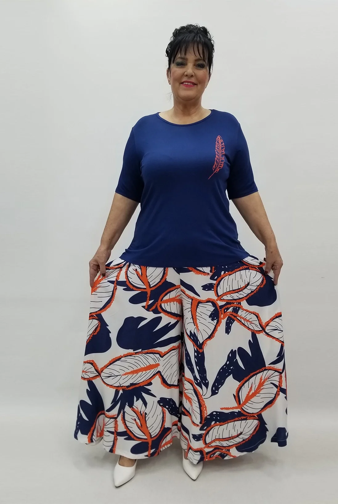 Miraggio Büyük Beden Takım 99576 İNDİGO