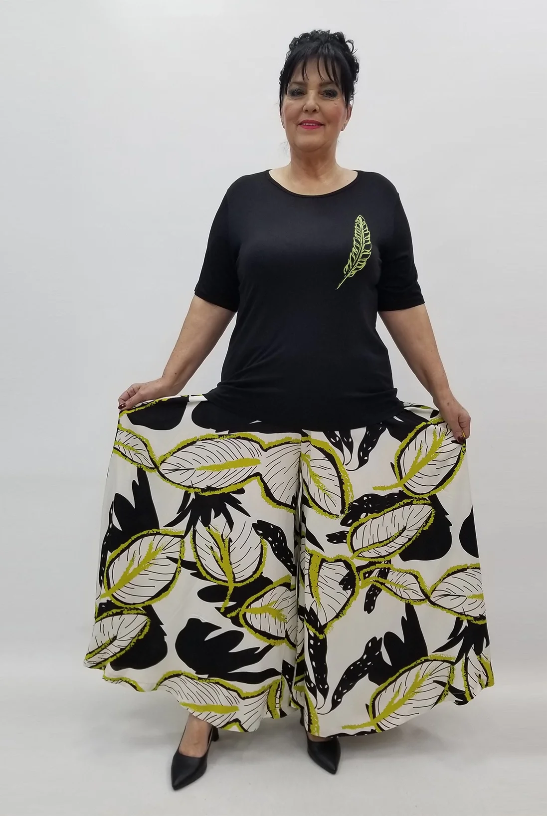 Miraggio Büyük Beden Takım 99576 SİYAH