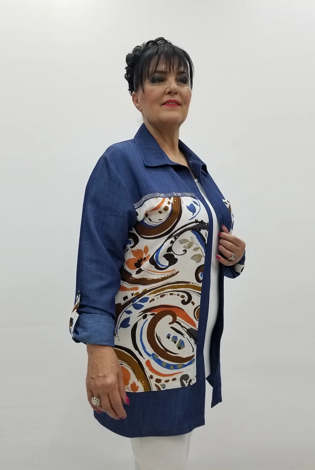 Miraggio Büyük Beden Takım 99613 İNDİGO