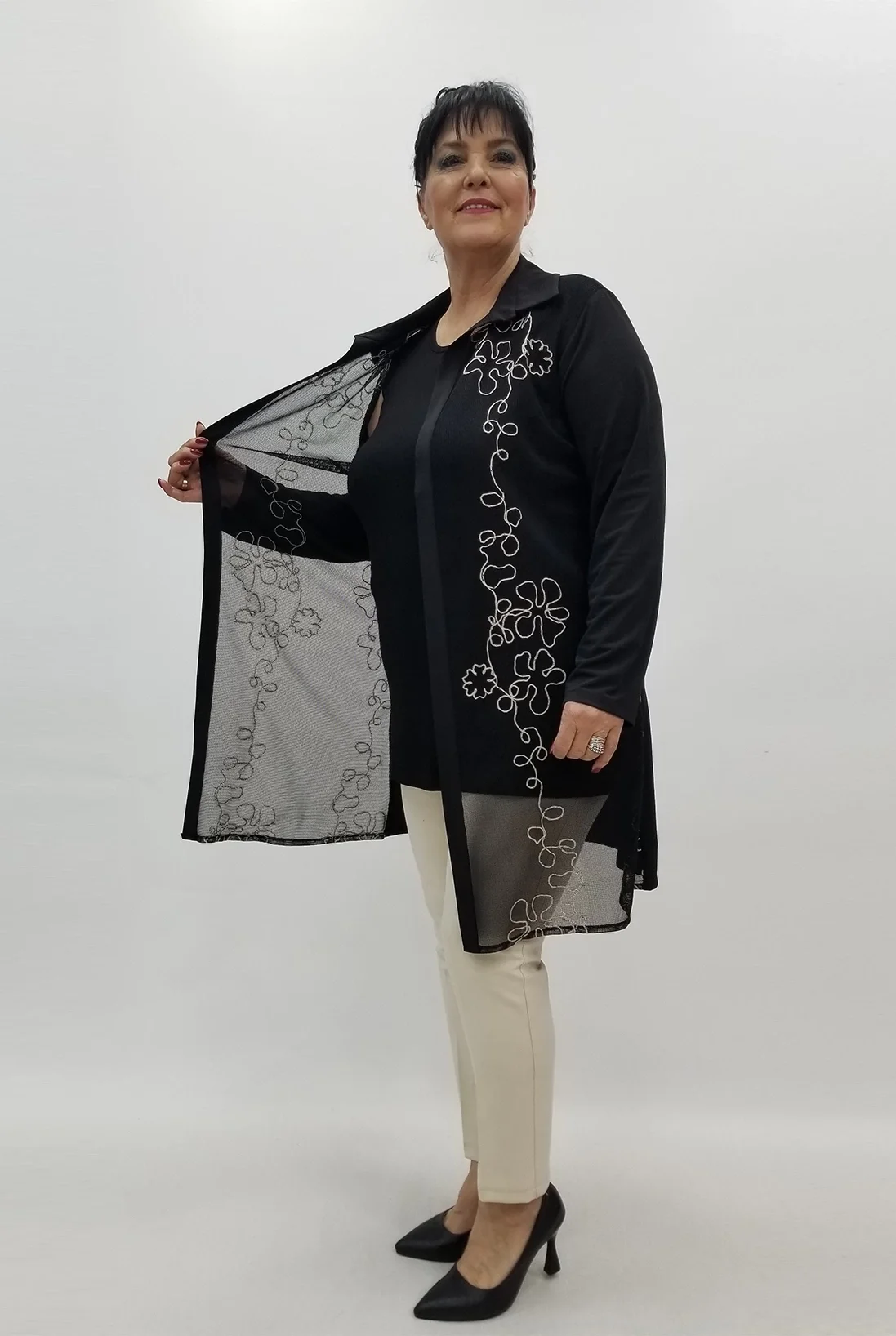 Miraggio Büyük Beden Takım 99617 SİYAH